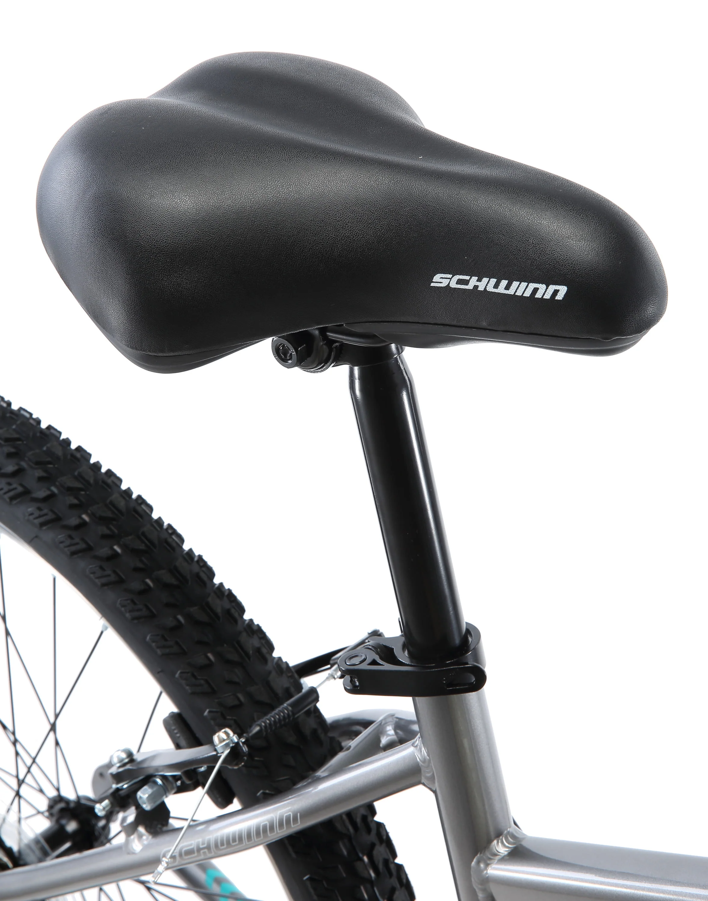 Sidewinder Mountain Bike, 26-inch wheels, womens frame, silver/blue