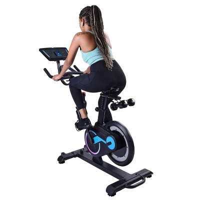Stamina muuv Bike | Smart, Connected Exercise Bike | Wireless Bluetooth Smart Mount | Personalized Audio Coaching App