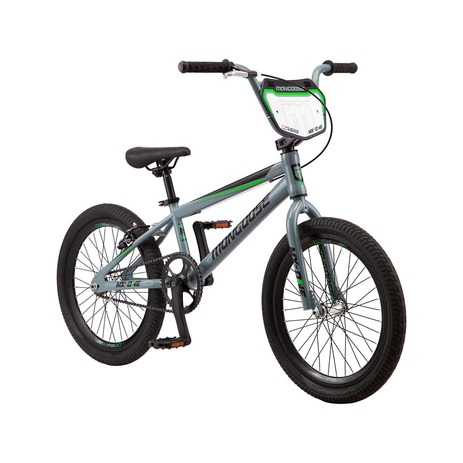 Mongoose  20 in. Boys One BMX Bike, Gray