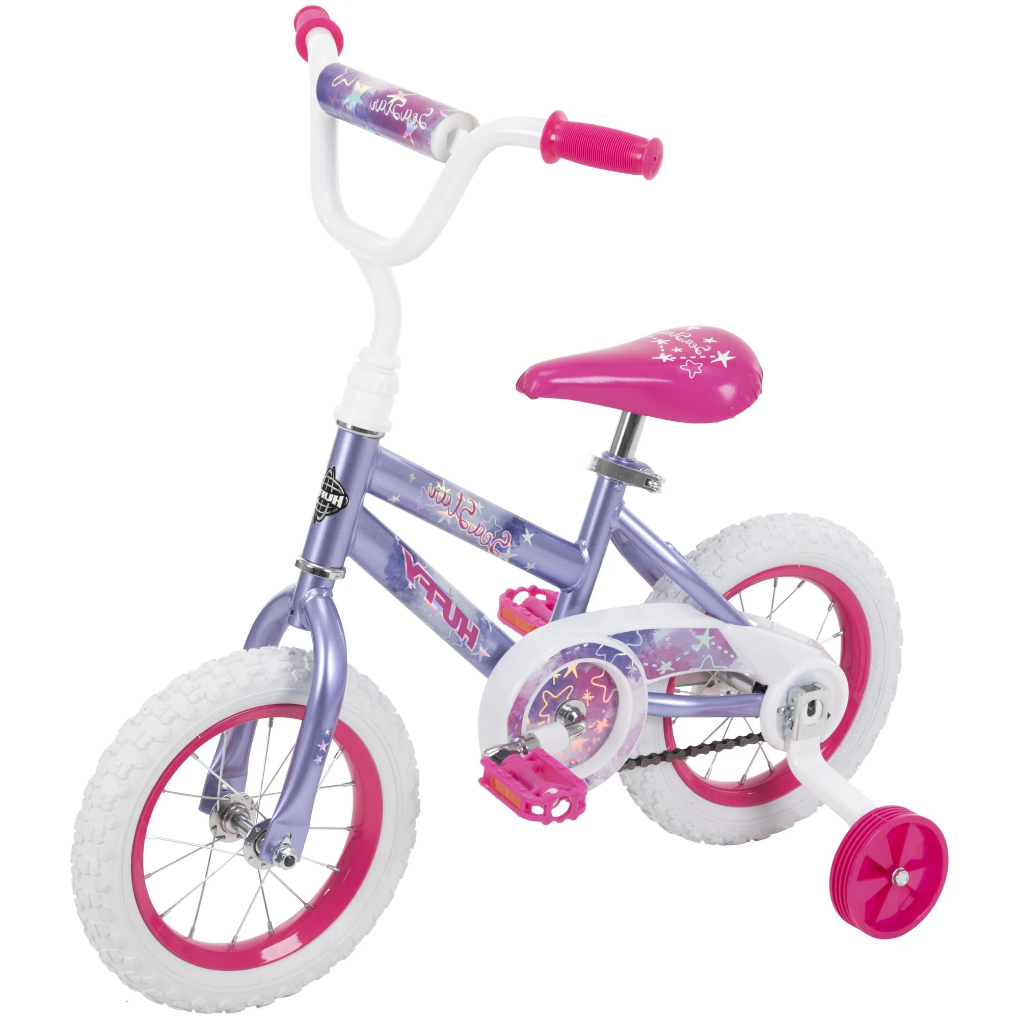 Huffy 12 In. Sea Star Girl's Sidewalk Bike, Lilac Purple