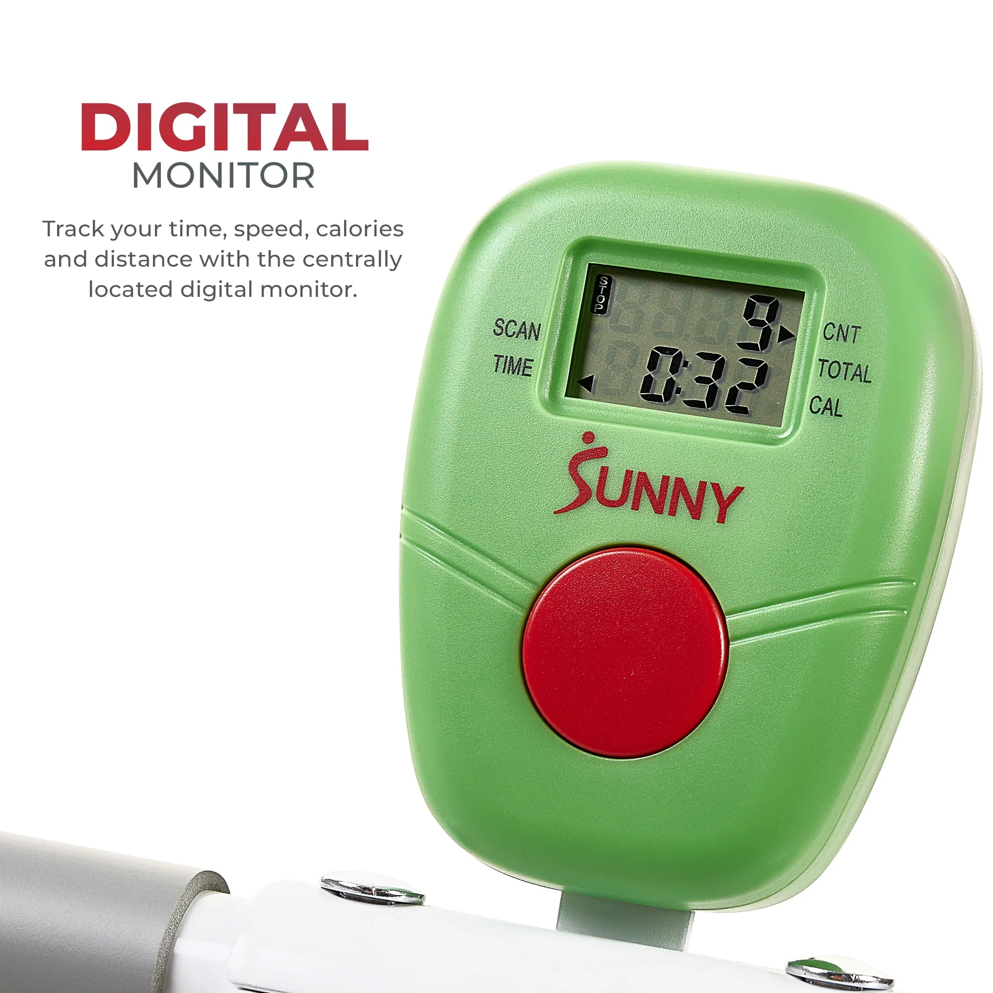 Sunny Health & Fitness Upright Row-N-Ride® Exerciser in Green - No. 077G