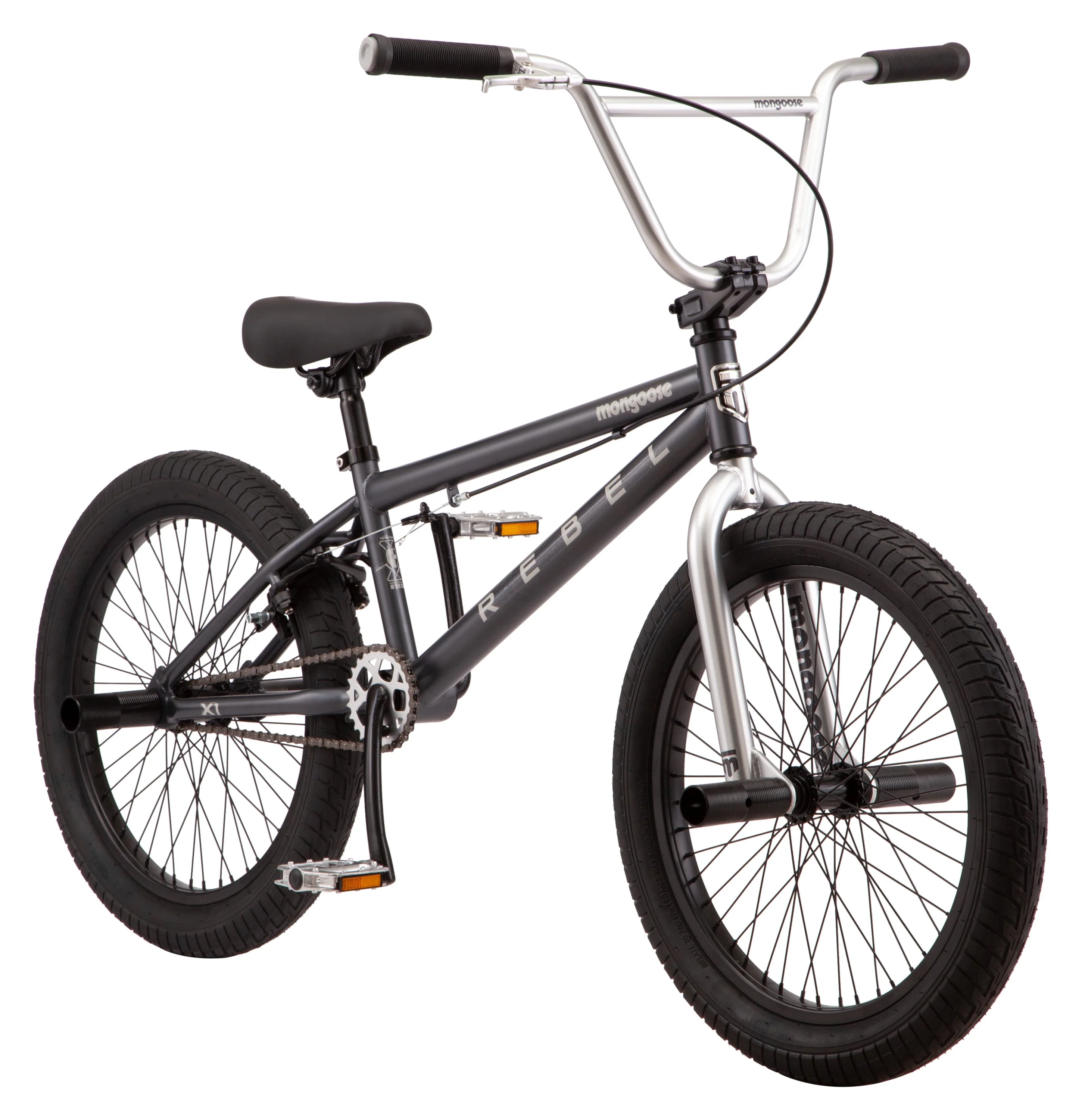 Rebel X1 BMX Bike, 20in. Wheels, Boys/Girls, Gray