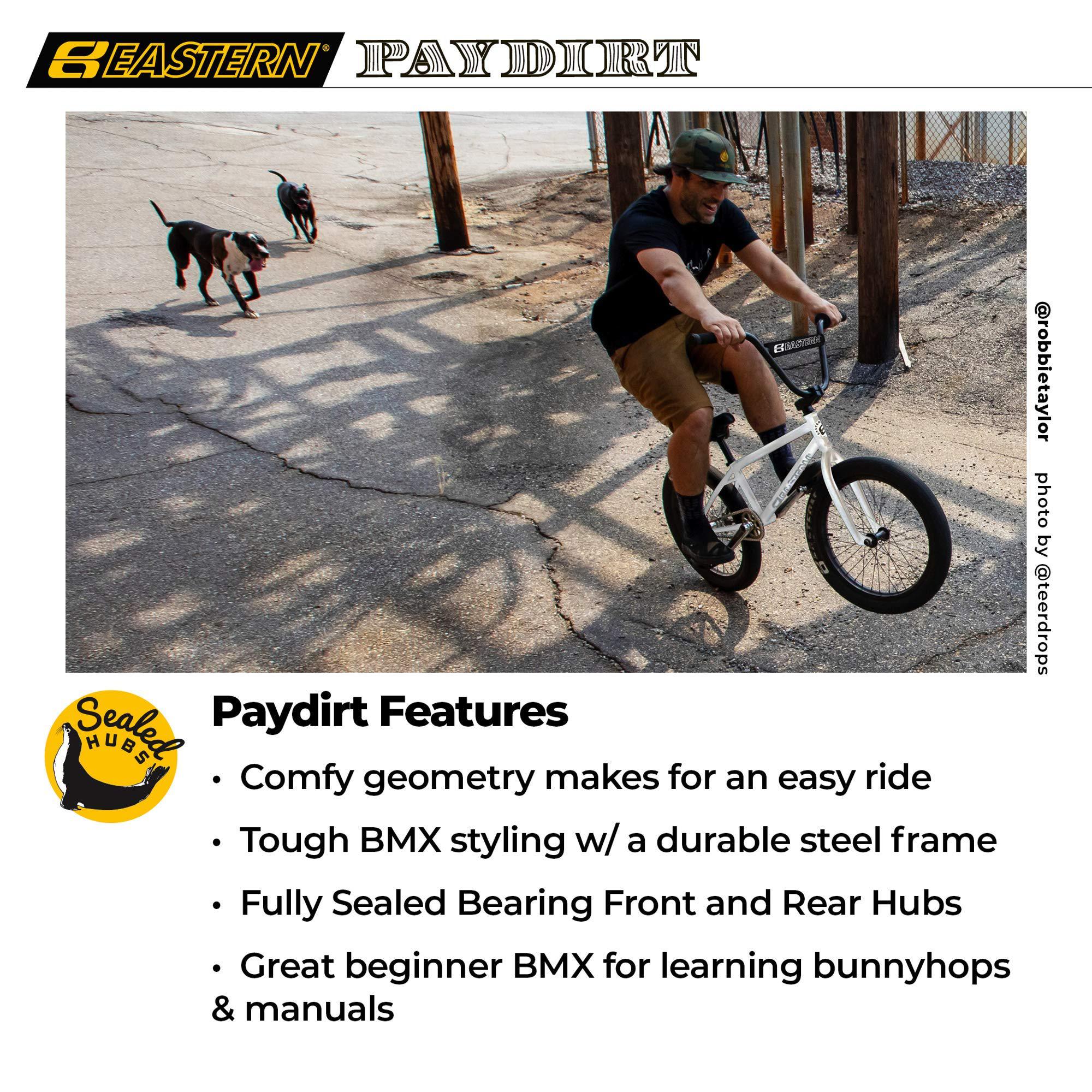 eastern bikes eastern bmx bikes - paydirt model 20 inch bike. lightweight freestyle bike designed by professional bmx riders