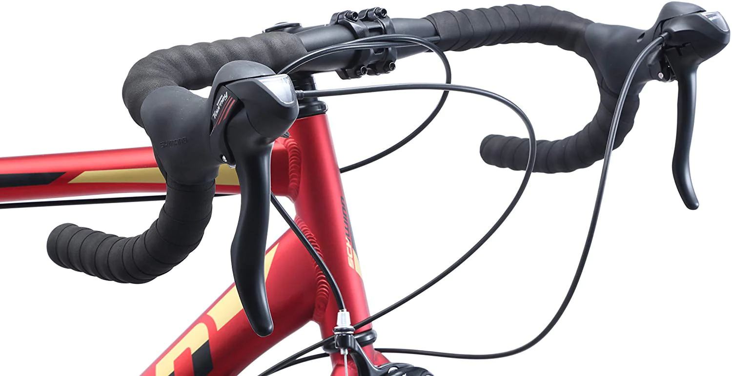 Schwinn Volare 1400 Bicycle 700C, Men's Drop Bar Road, Matte Red