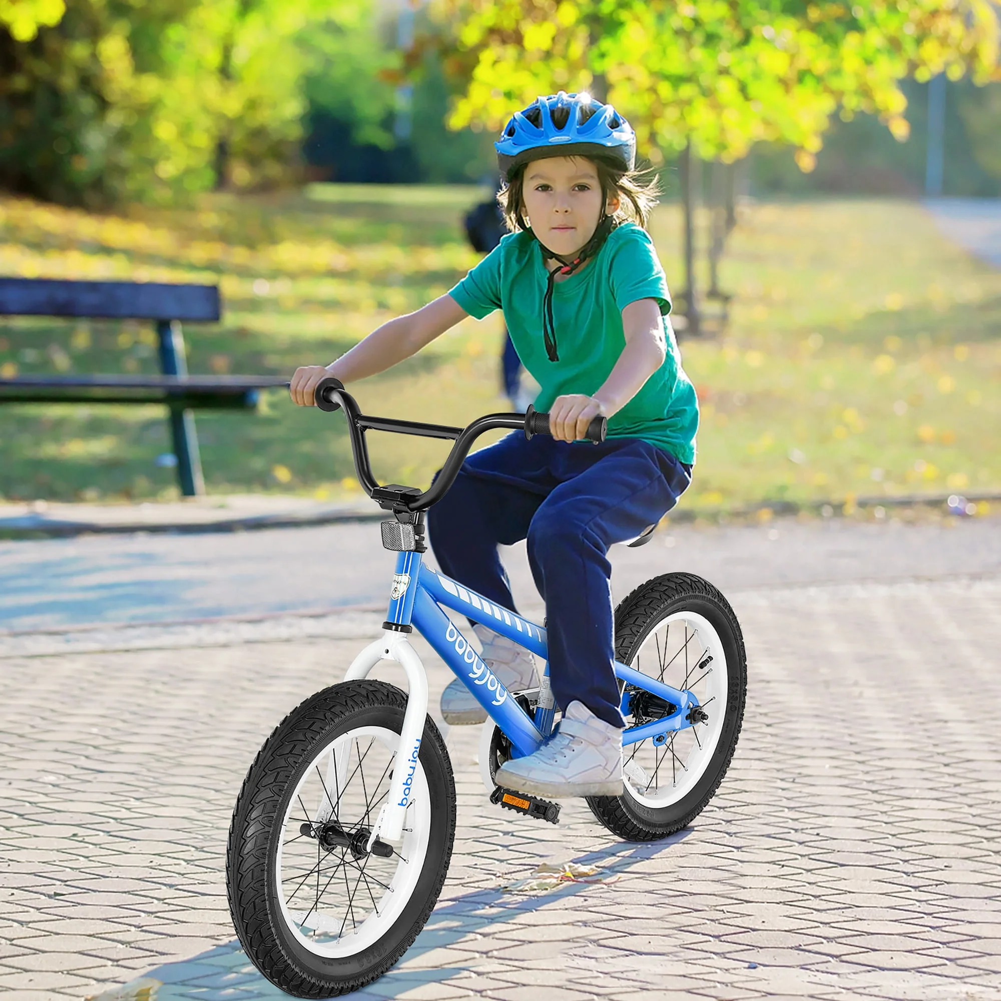 Babyjoy 16'' Kids Bike Bicycle w/ Training Wheels for 5-8 Years Old Boys Girls
