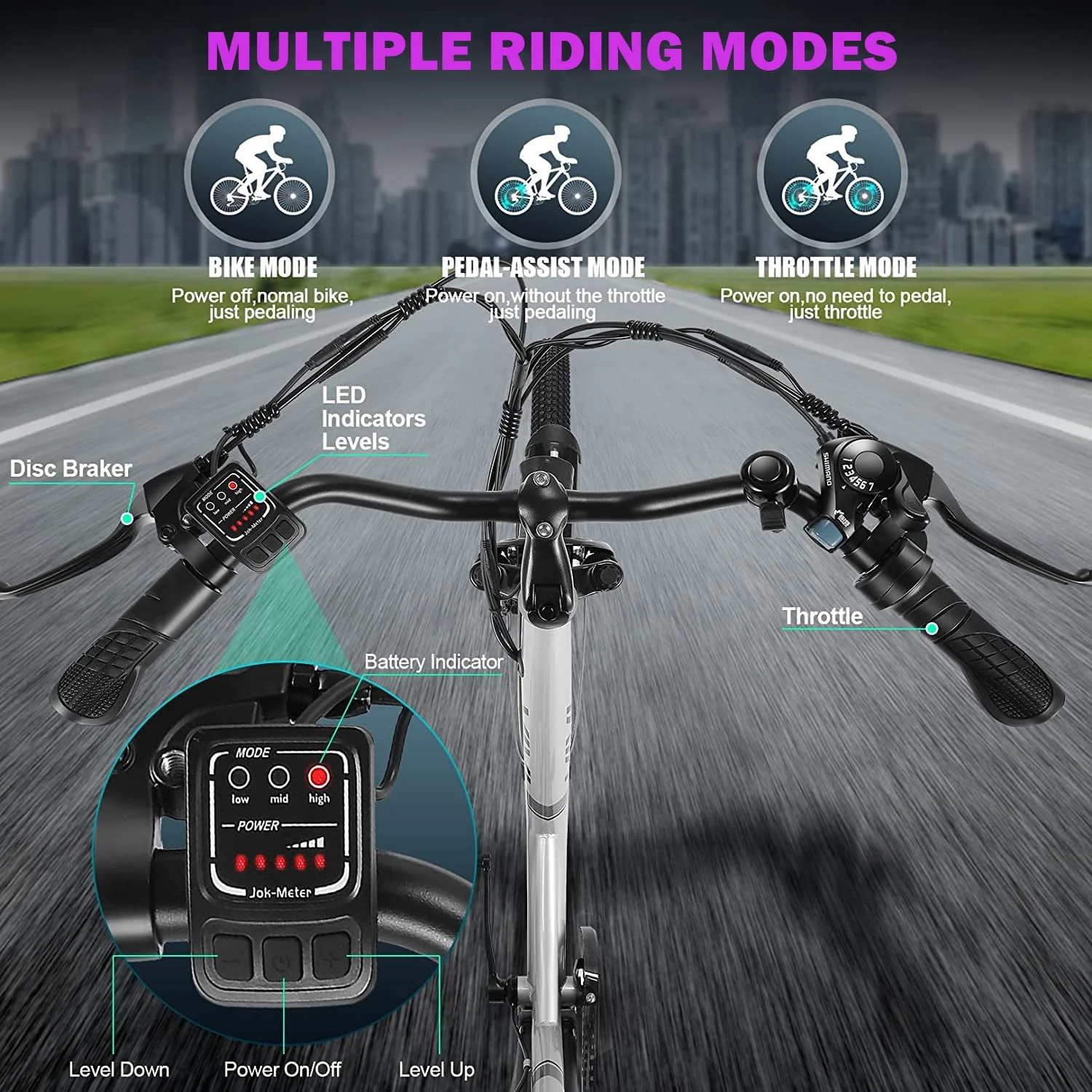 Vivi Electric Bike 26