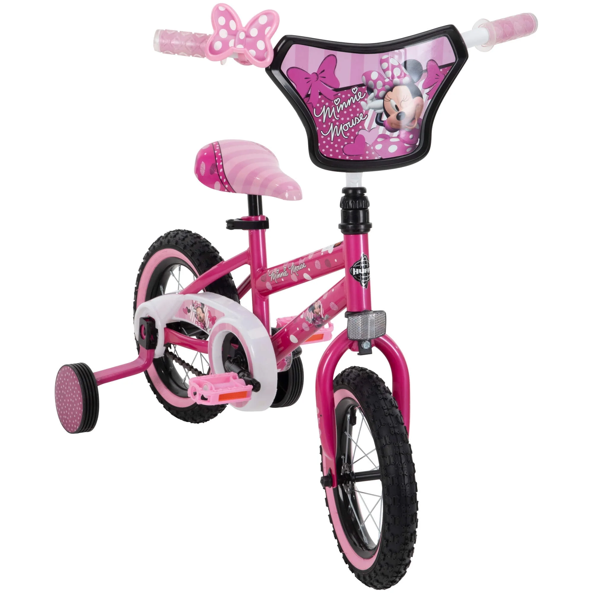 12 in. Minnie Mouse Bike with Training-Wheels for Girl's, Pink by Huffy