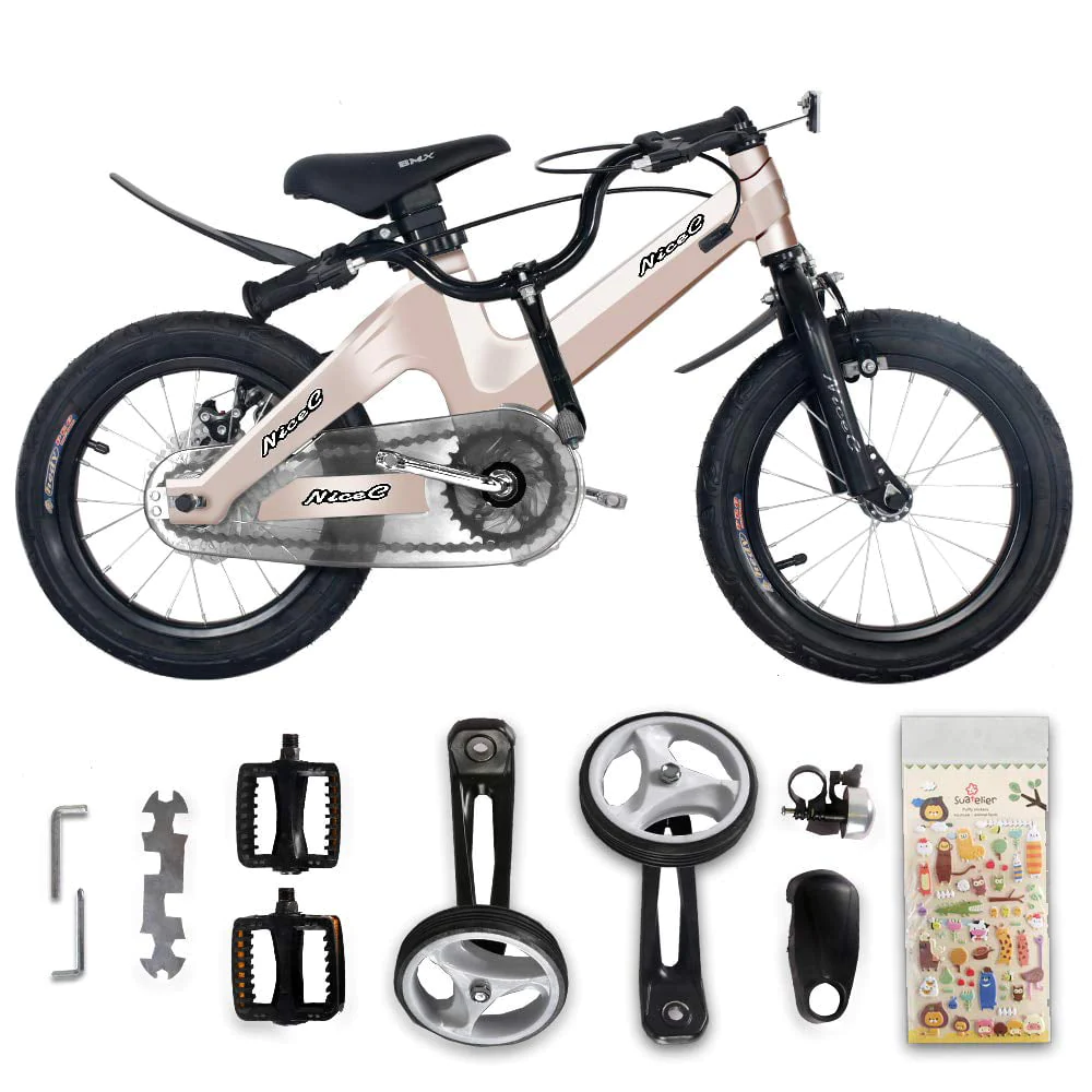 Nice C 12 In., BMX Kids Bicycle, Champagne
