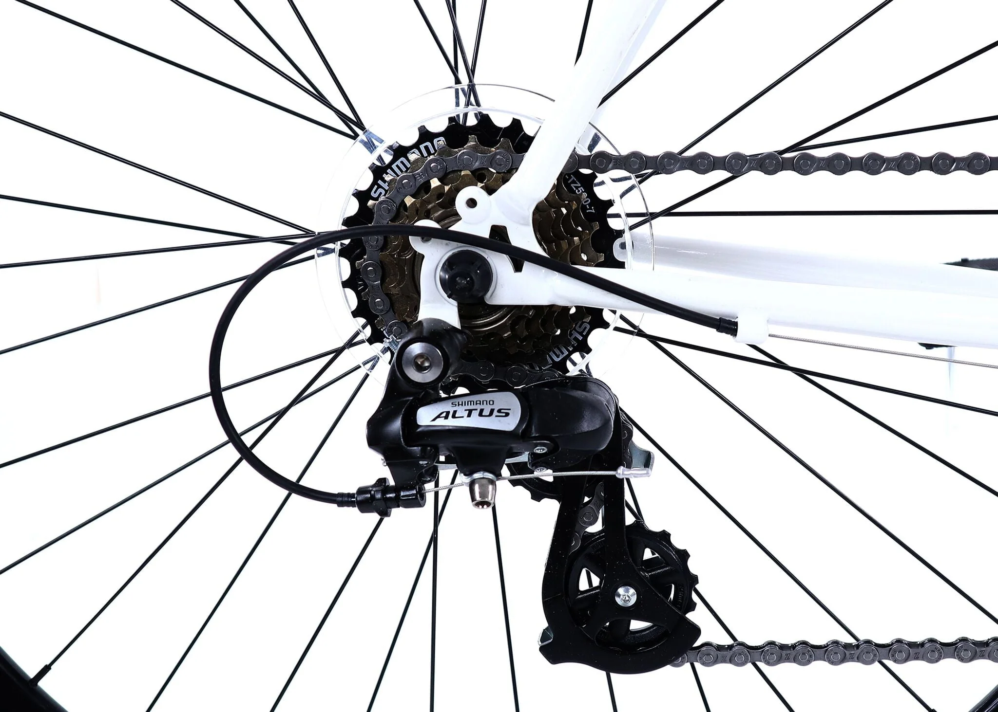 Golden Cycles Velo-7 Urban Commuter Bike, 7 Speed Golden Series Road Bike with 700c Wheels