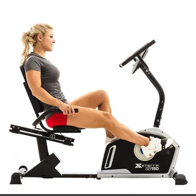 XTERRA Fitness SB150 Recumbent Exercise Bike - Black