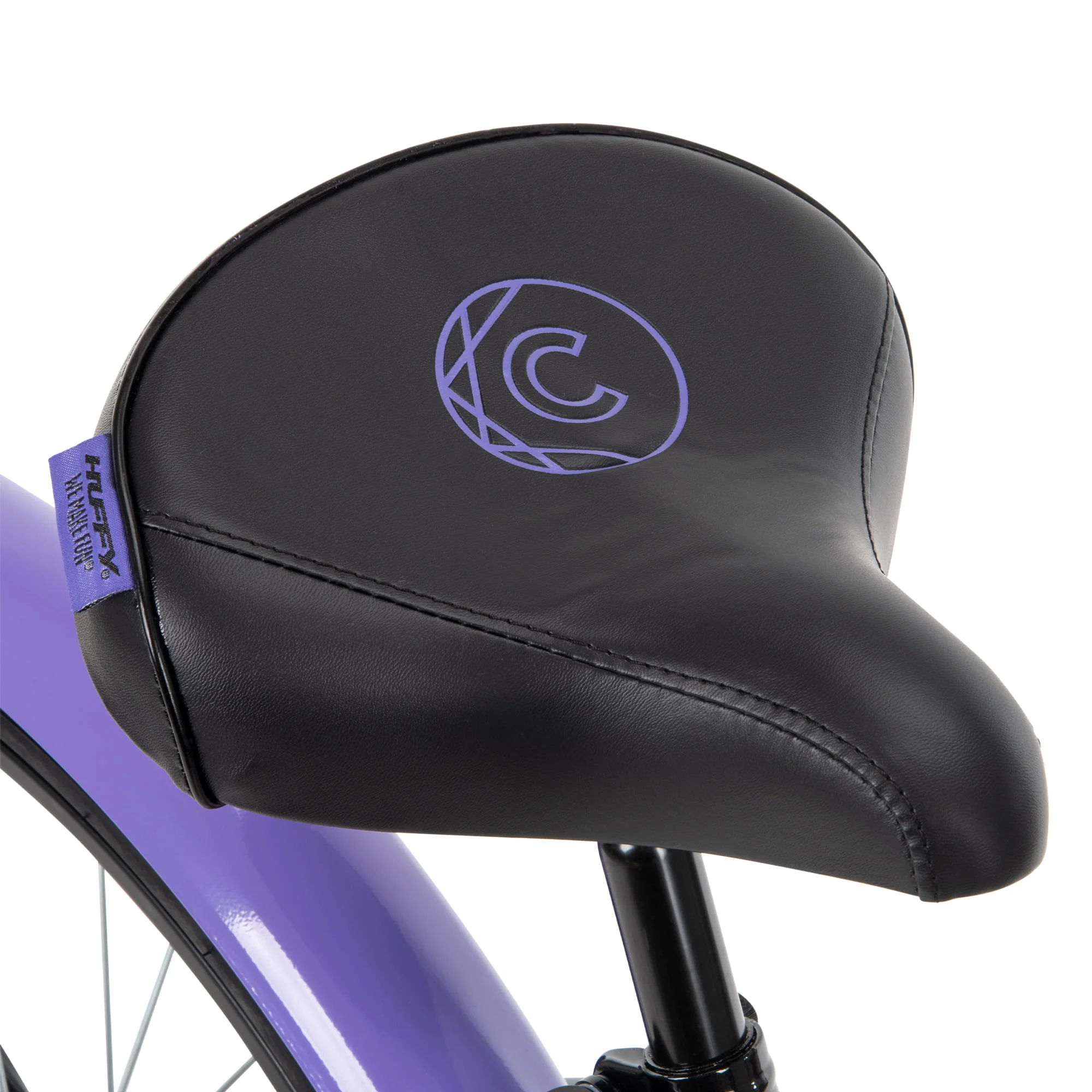 Carlisle 26-In. Cruiser Bicycle for Women, Black and Purple