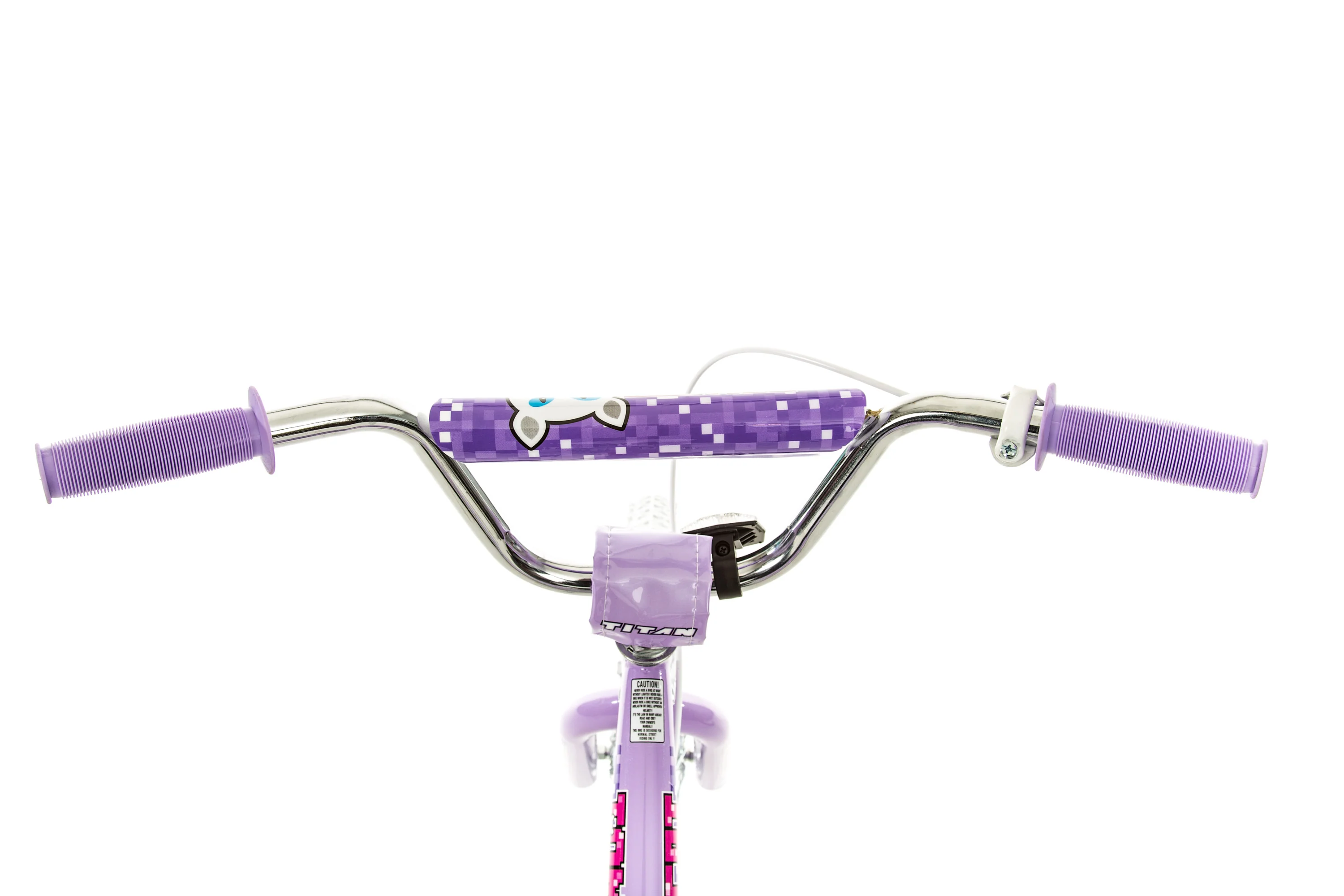 Titan #20141-89 Tomcat Girls BMX Bike with Pads, Lavender, 20-Inch Wheel