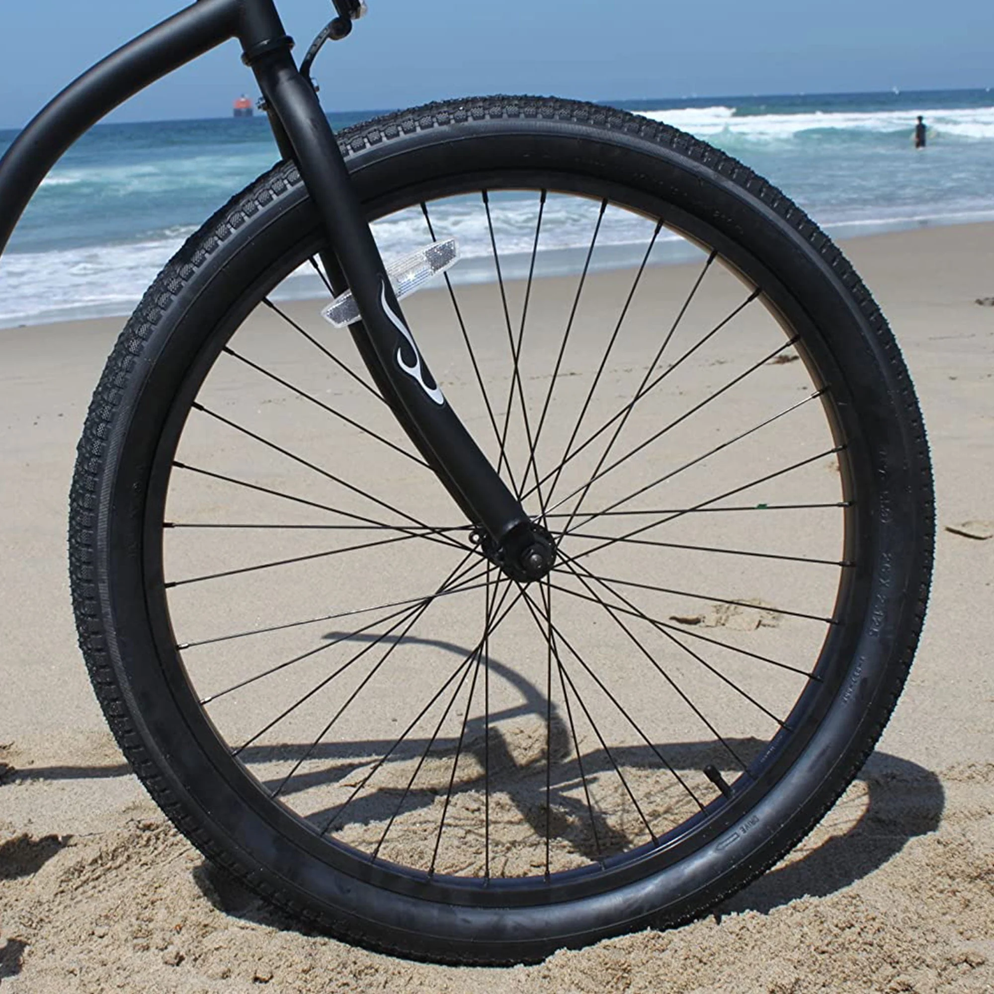 Firmstrong Bruiser Single Speed Men's 26 Inch Beach Cruiser Bike, Black