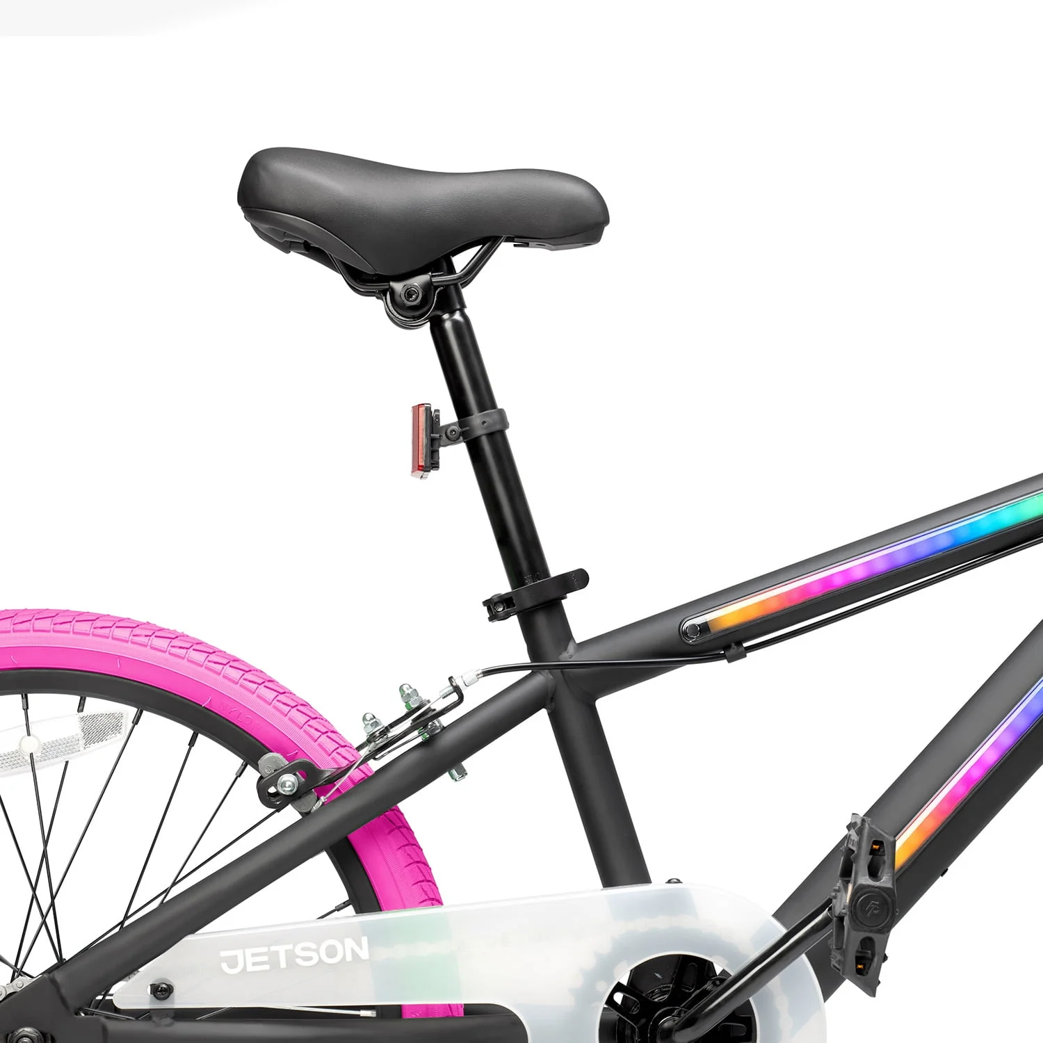 Jetson Light Rider X 20” Wheels Kids’ Light-up Unisex Bike, Ages 5 – 9, Includes Light-up Frame, Three Different Light Modes, Adjustable Handlebar, Seat height, Kids Bicycles, Pink