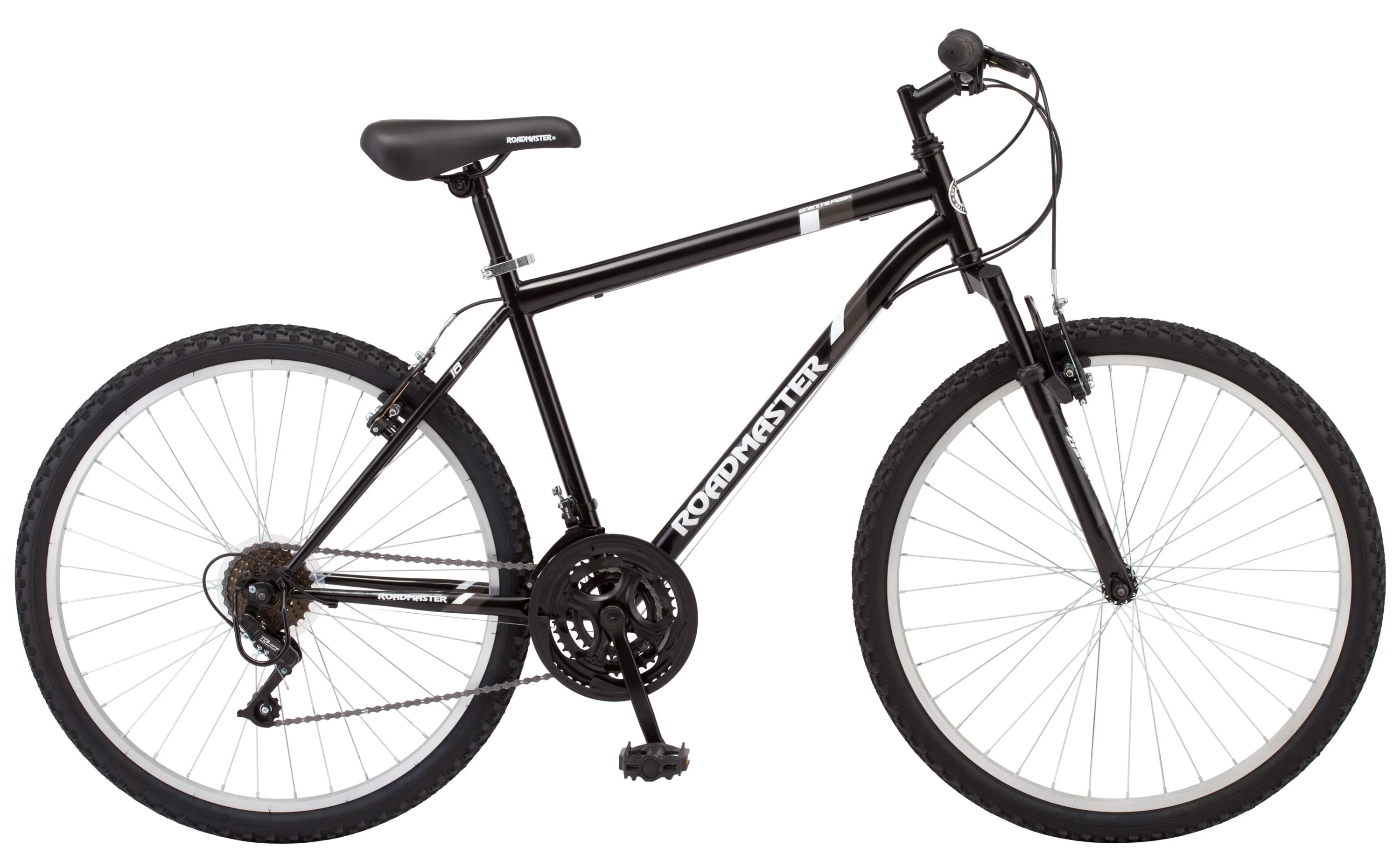 Granite Peak Men's Mountain Bike, 26-inch wheels, black