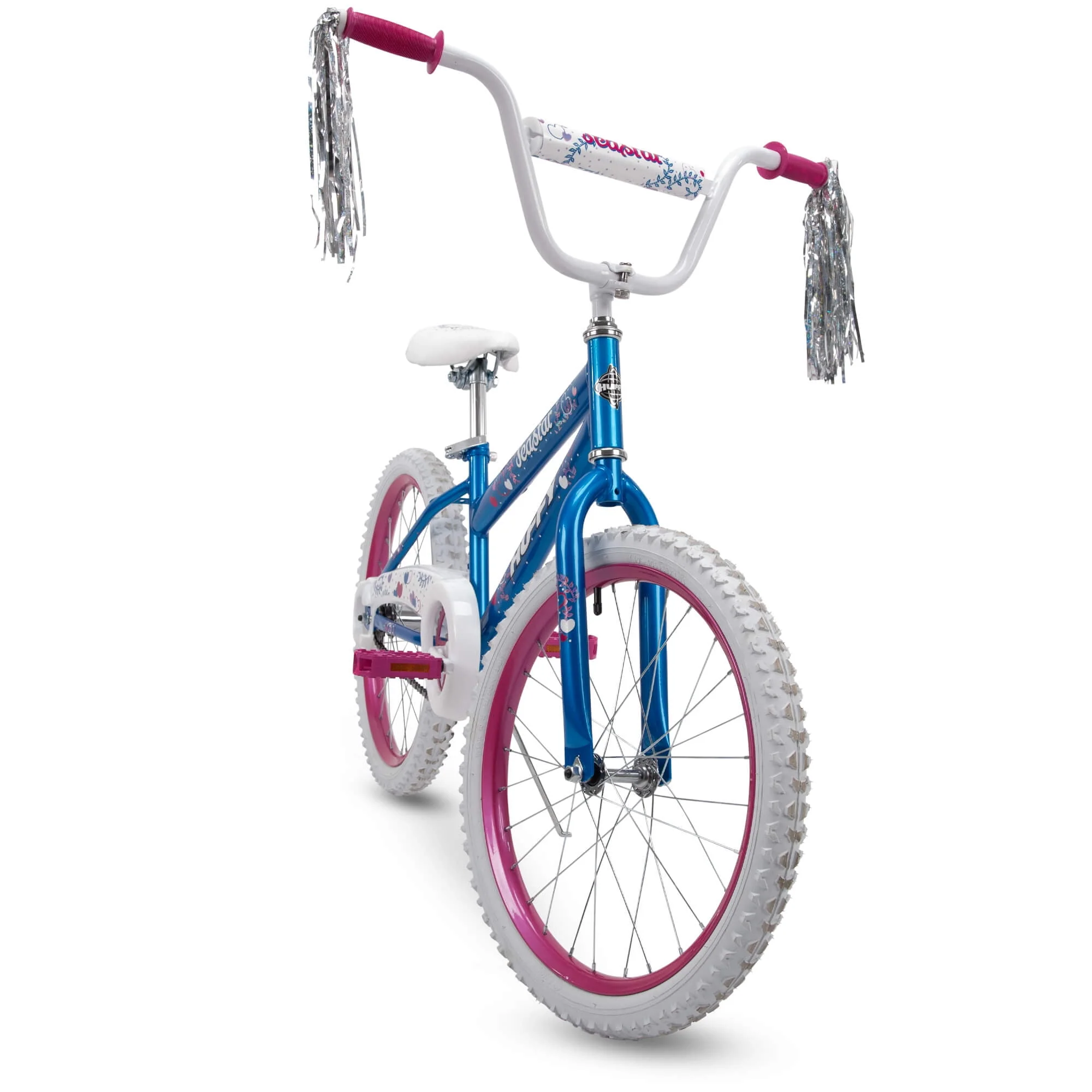 20 in. Sea Star Girl Kids Bike, Blue and Pink