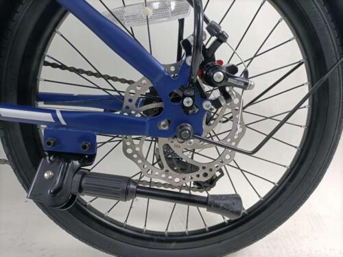 NEW Foldingbike Folding Wheel Shimano 7 Speed Compact Camping Bike Blue 20