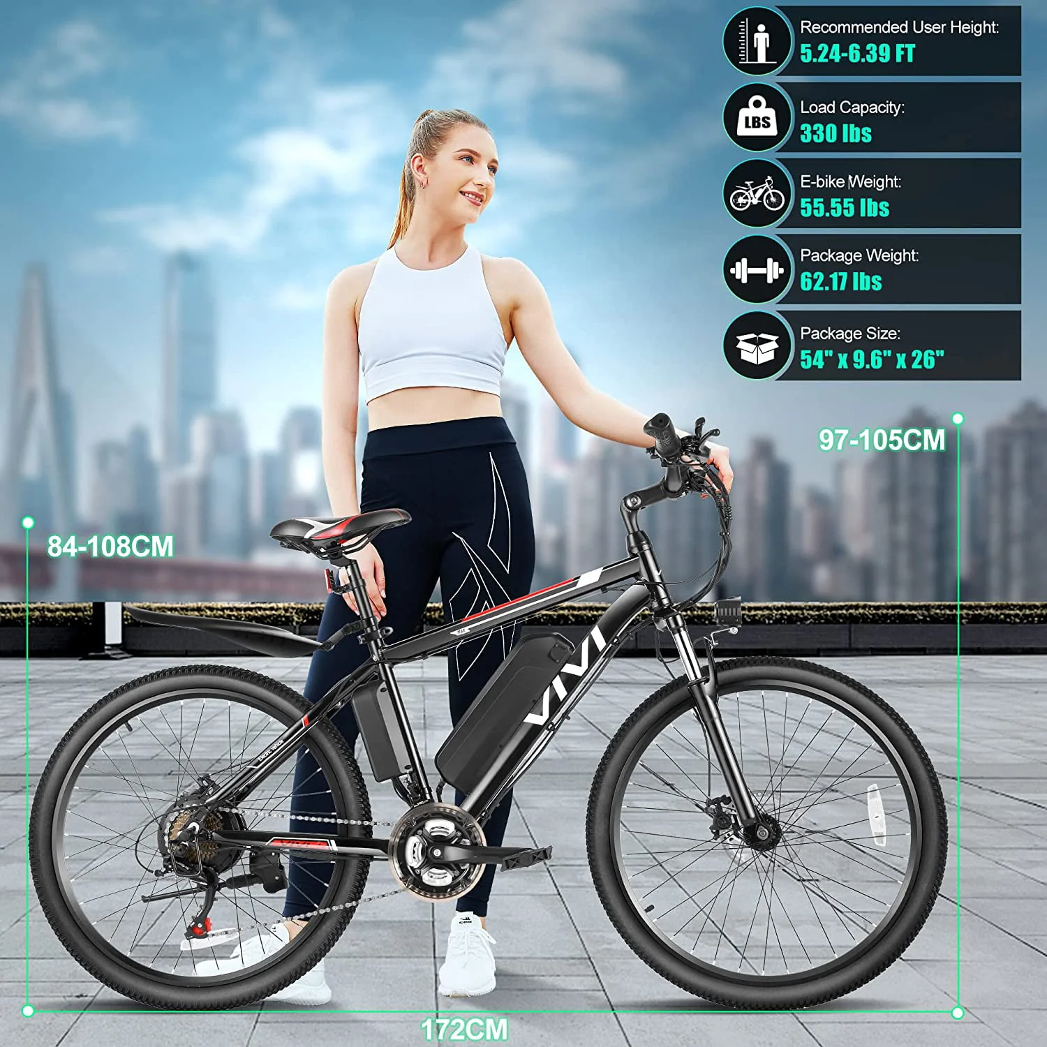 Vivi Electric Bike 26