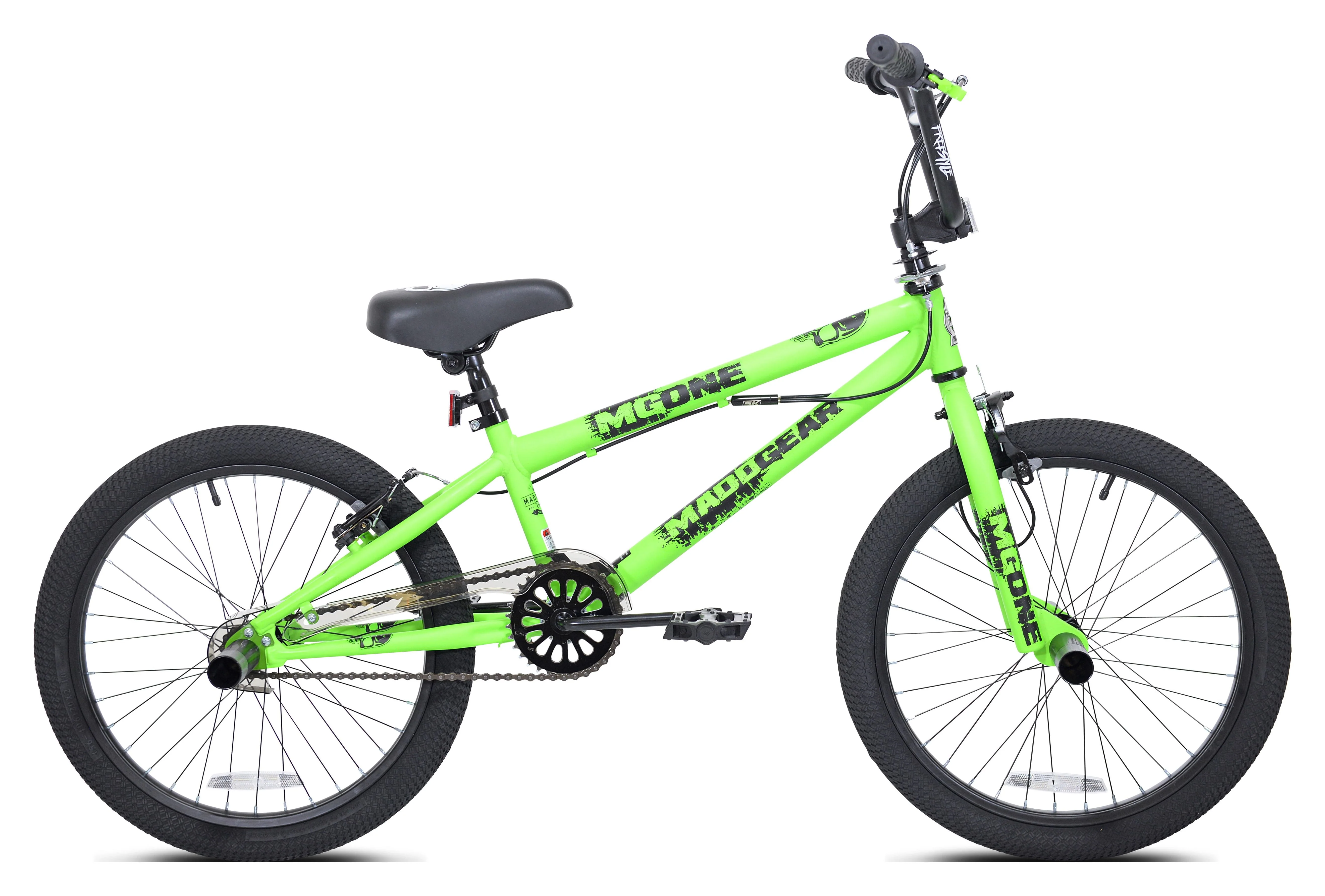 Madd Gear 20-inch Boy's Freestyle BMX Bicycle, Green