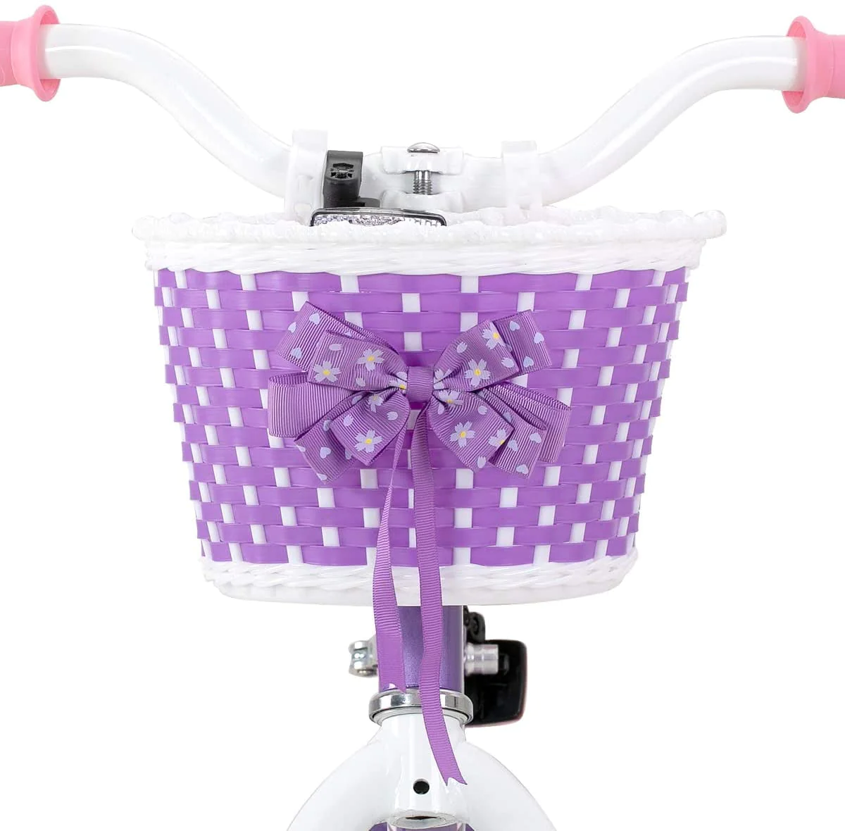 JOYSTAR Angel Girls Bike for Toddlers and Kids Ages 2-9 Years Old, 12 14 16 18 Inch Kids Bike with Training Wheels & Basket, 18 in Girl Bicycle with Handbrake & Kickstand