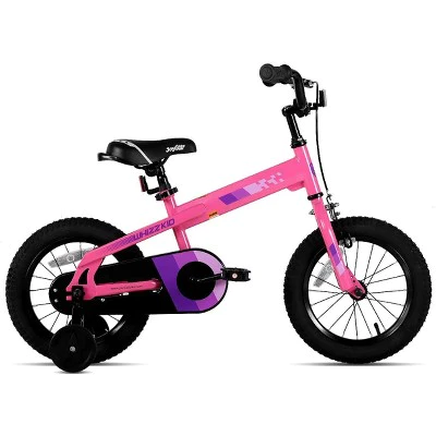 Joystar Whizz BMX Kids Bike, Boys/Girls Bicycle Ages 2-4, 32 to 41 Inches Tall, with Training Wheels, Helper Handle, & Coaster Brakes