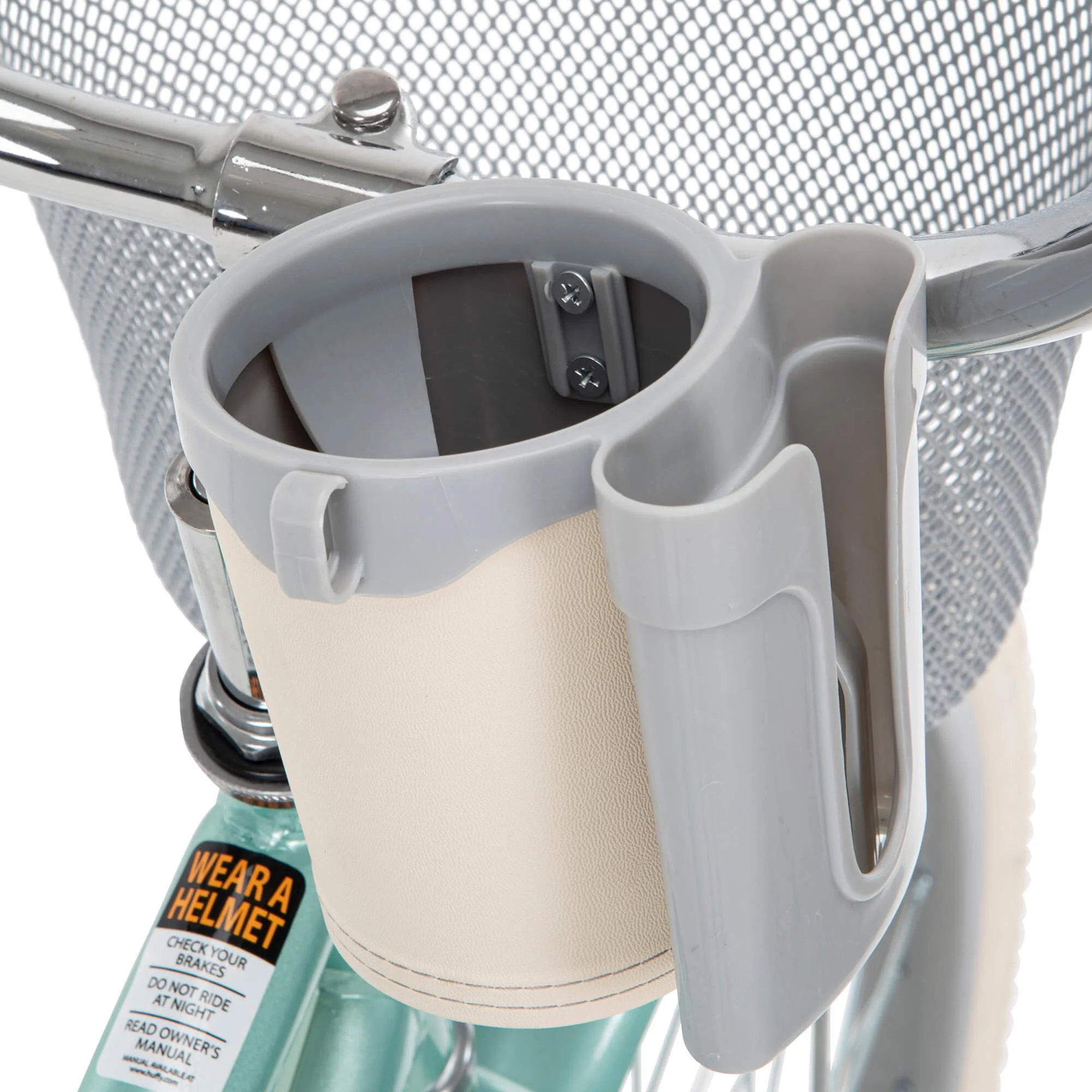 26 In. Nel Lusso Women's Classic Beach Cruiser Bike, Mint Green