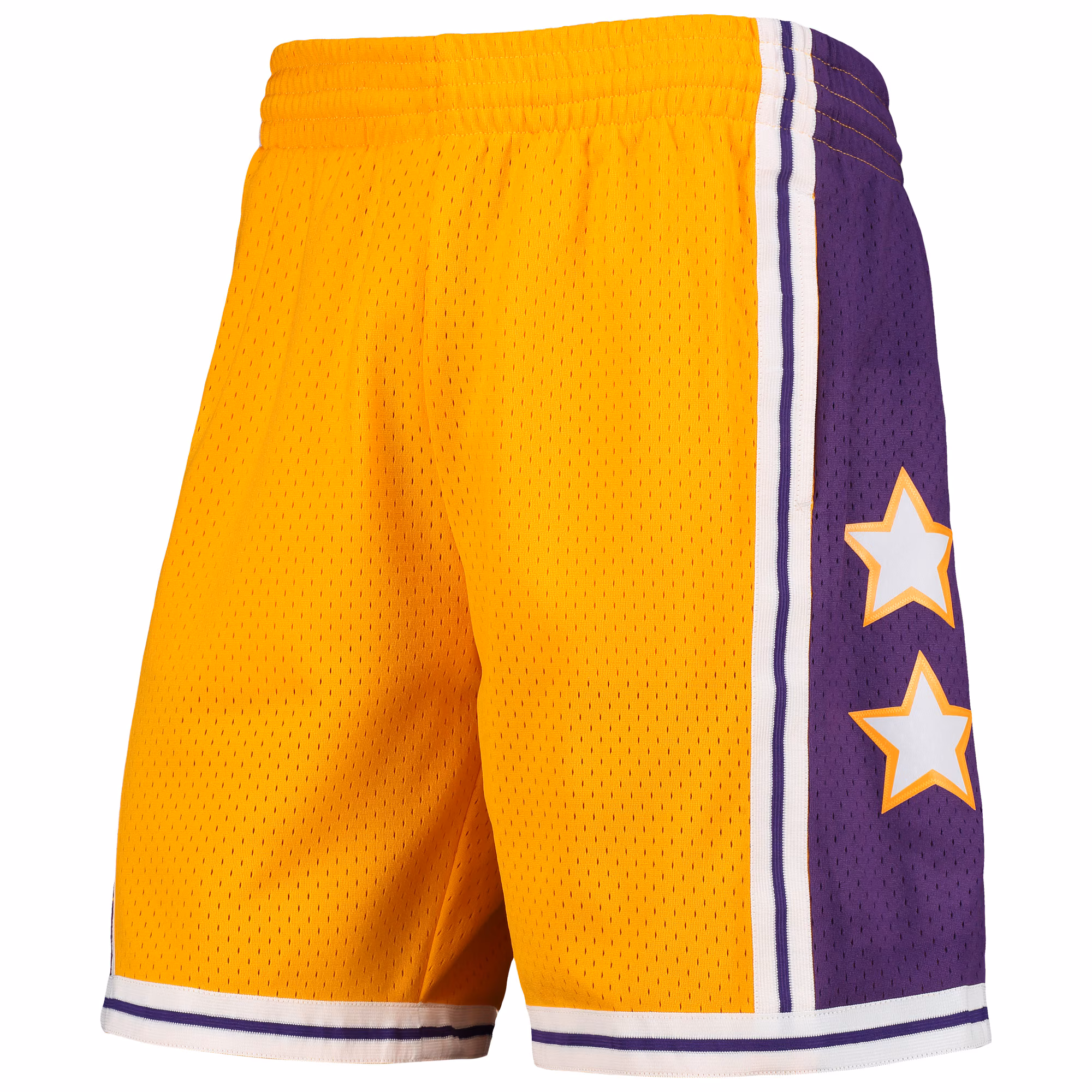 Men's Mitchell & Ness Gold Western Conference Hardwood Classics 1972 All-Star Game Swingman Shorts