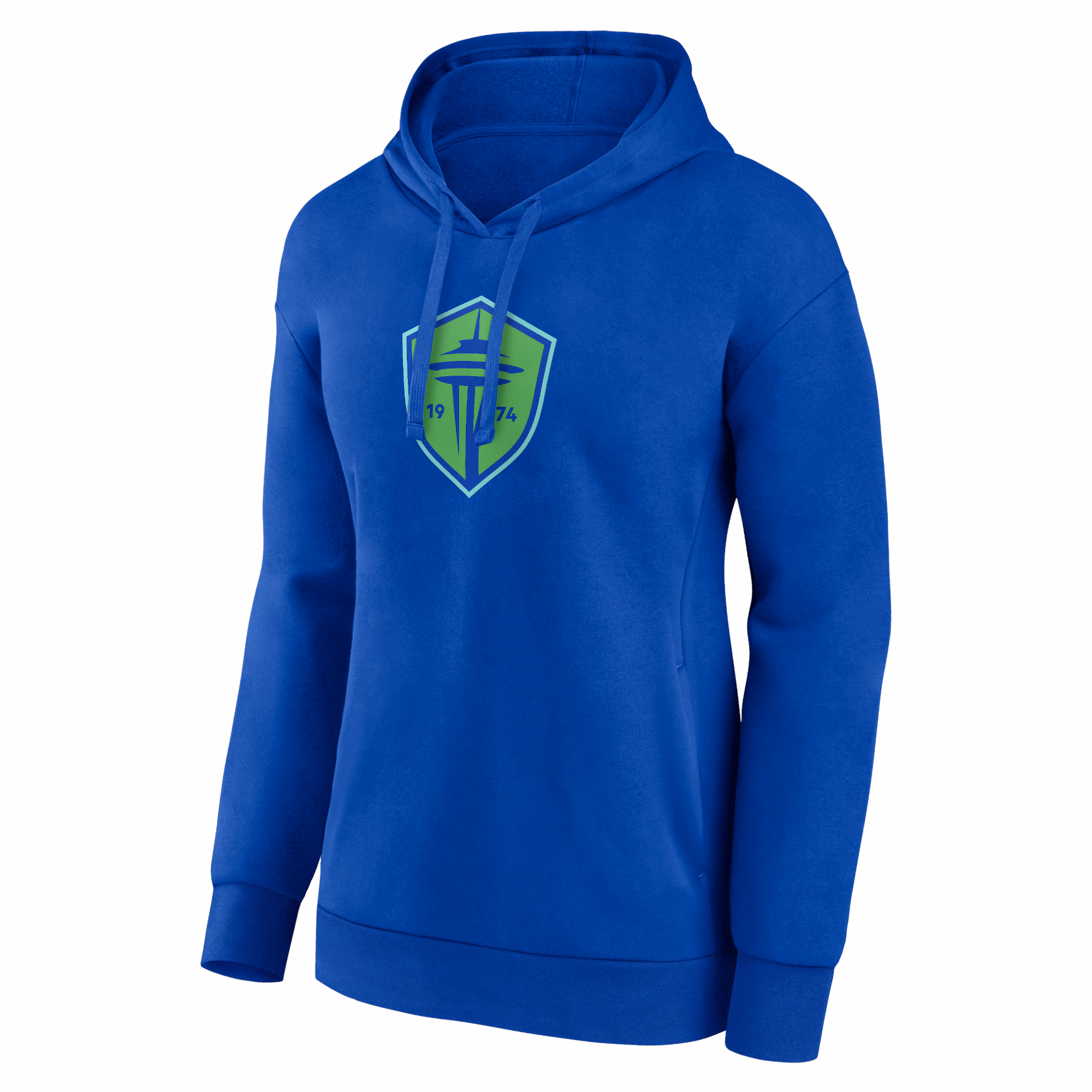 Seattle Sounders FC Fanatics Women's Primary Logo Pullover Hoodie – Blue