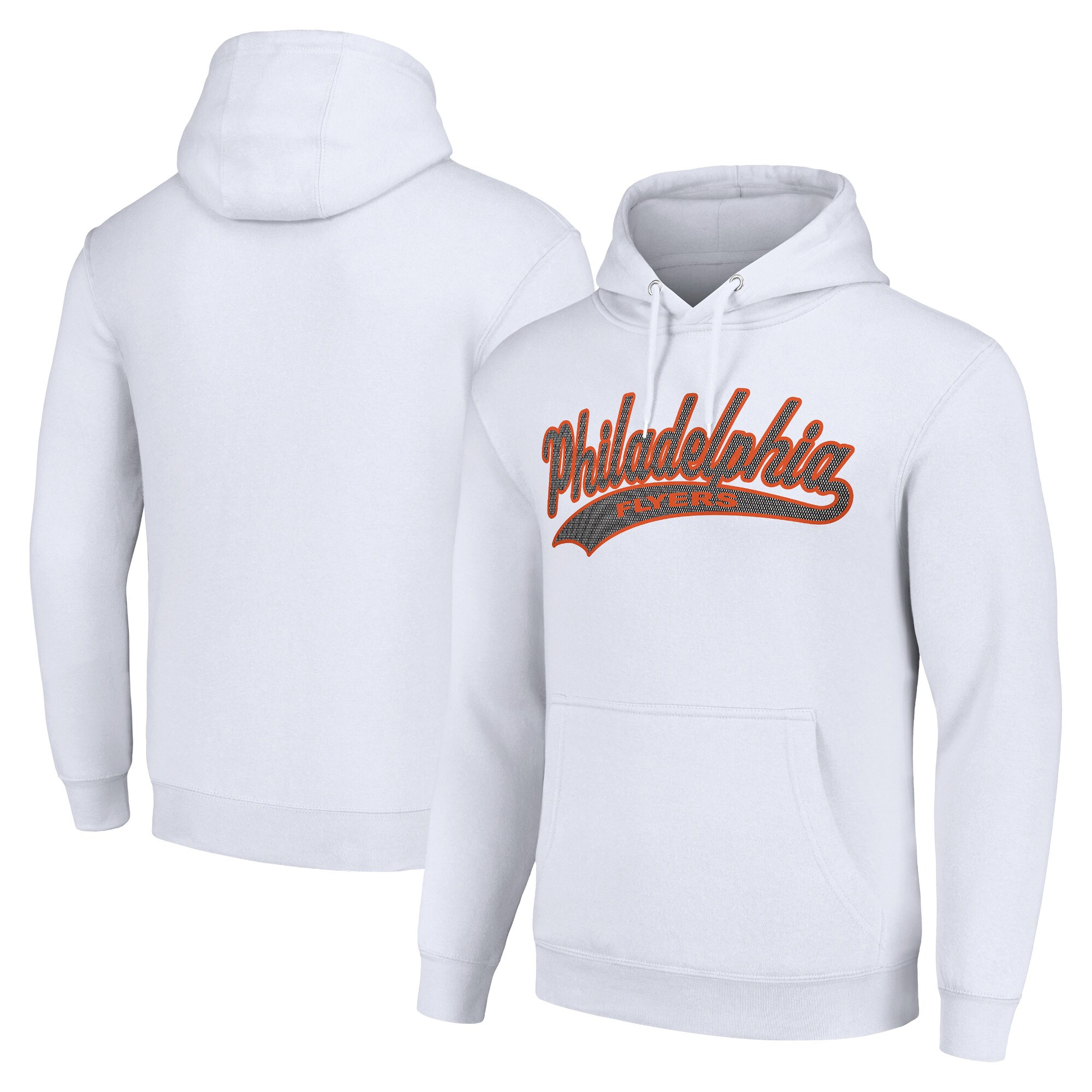 Philadelphia Flyers Starter Tailsweep Fleece Tri-Blend Pullover Hoodie - White