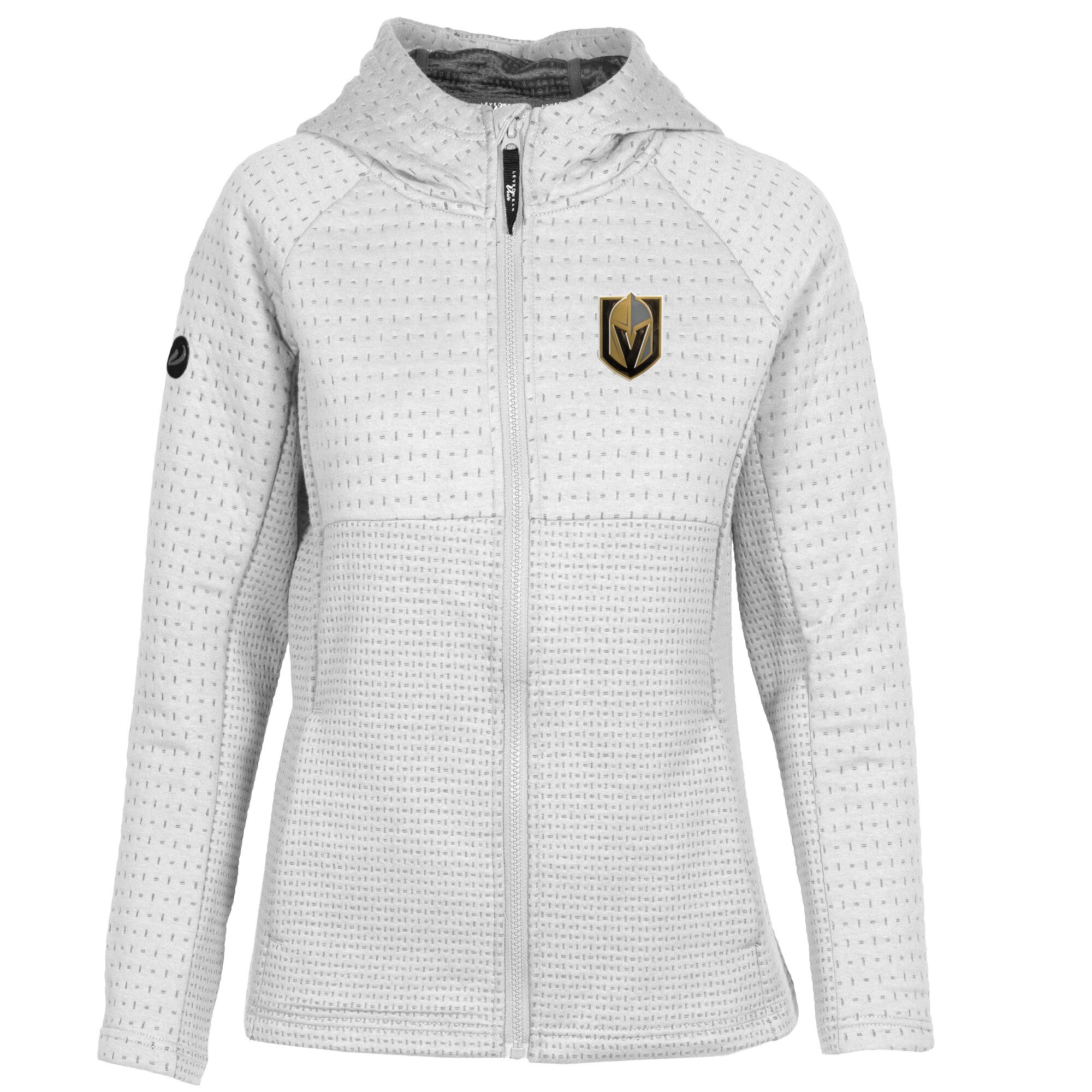 Vegas Golden Knights Levelwear Women's Solstice Insignia Core Full-Zip Hoodie - White