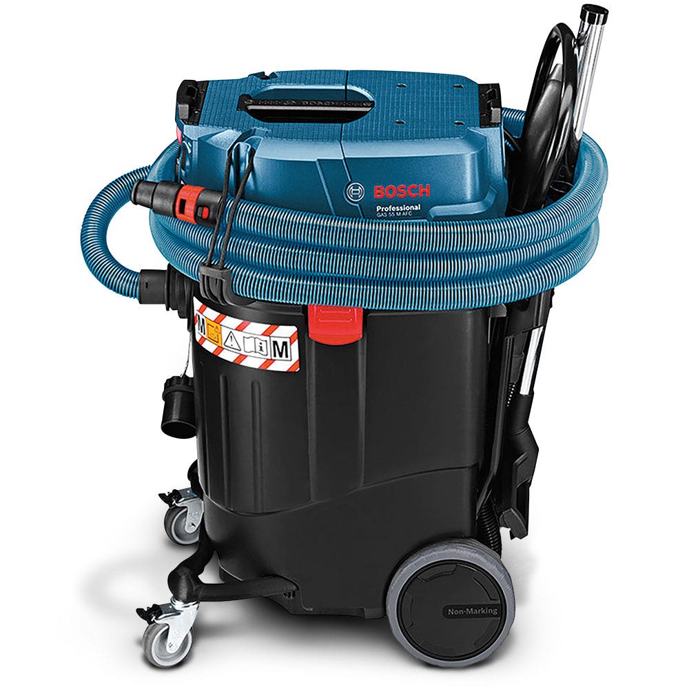 BOSCH 1380W 55L M-Class Wet/Dry Industrial Vacuum Extractor GAS 55 M AFC  06019C3340