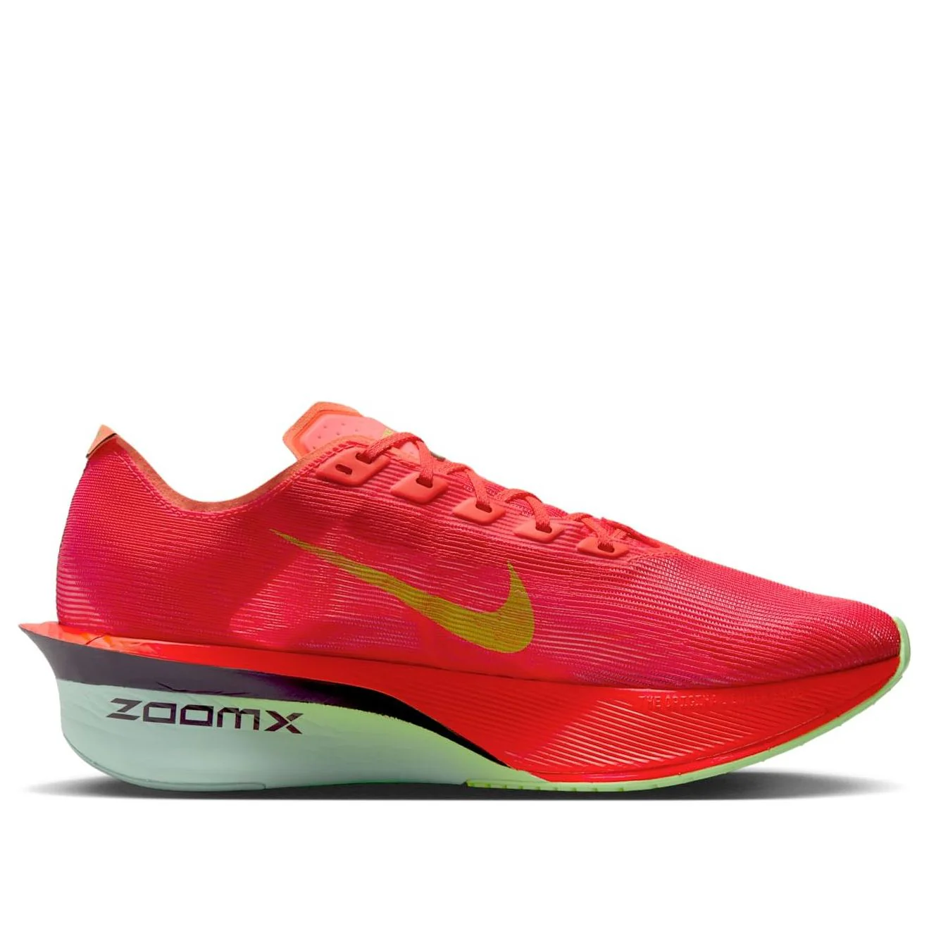 Nike ZoomX Vaporfly Next% 4 'Bright Crimson Mint Foam Cave Purple Lime Blast' HF6414-600
