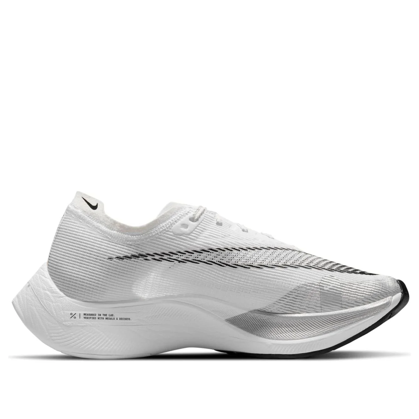 (WMNS) Nike ZoomX Vaporfly Next% 2 'White Metallic Silver' CU4123-100