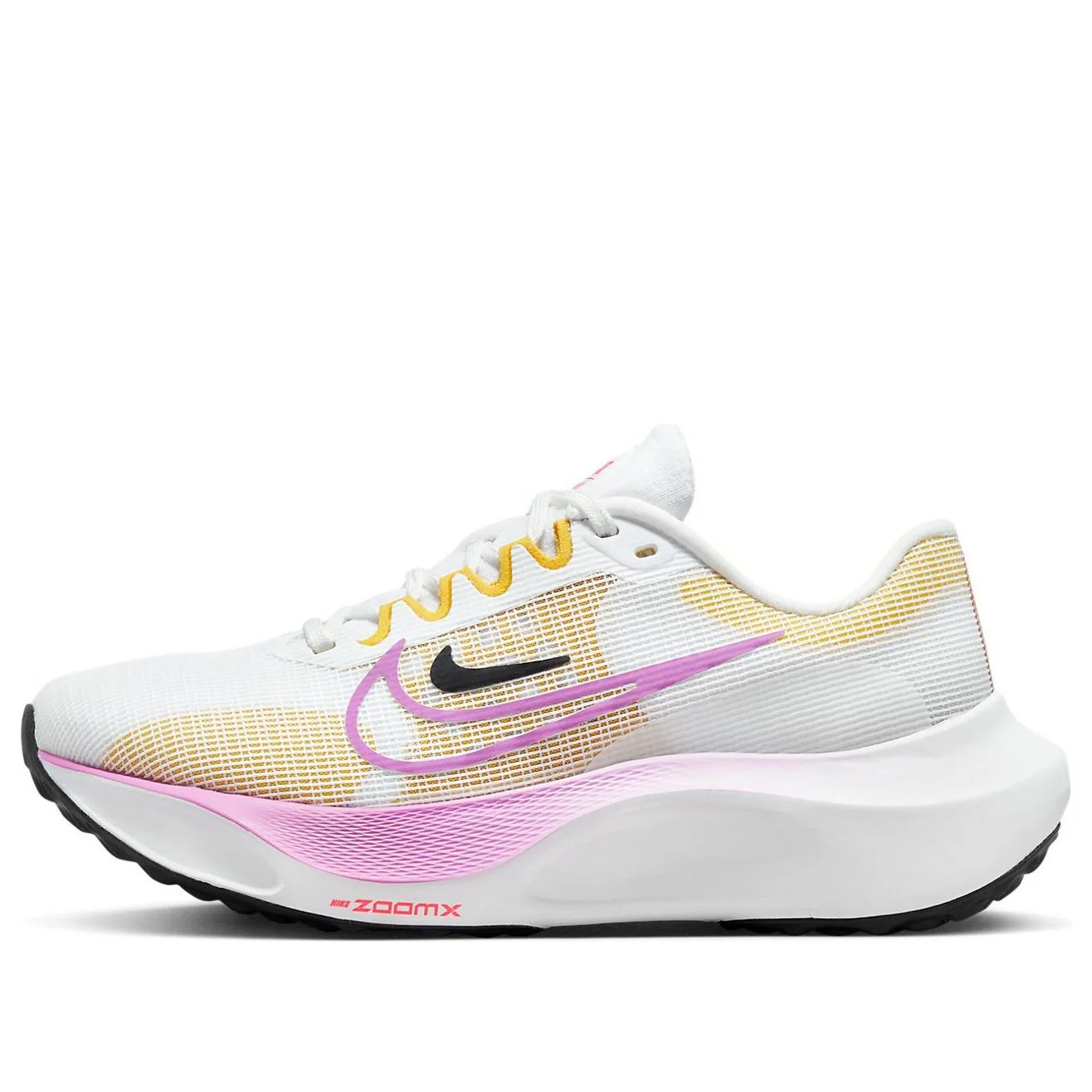(WMNS) Nike Zoom Fly 5 'White Rush Fuchsia' DM8974-100