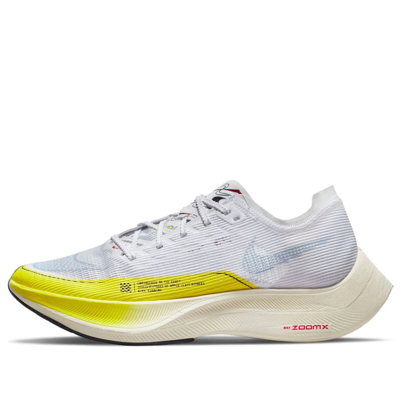 (WMNS) Nike ZoomX Vaporfly Next% 2 'White Yellow Strike' DM9056-100