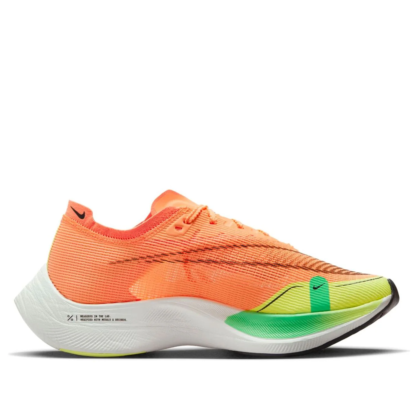 (WMNS) Nike ZoomX Vaporfly Next% 2 'Peach Cream Green Shock' CU4123-801