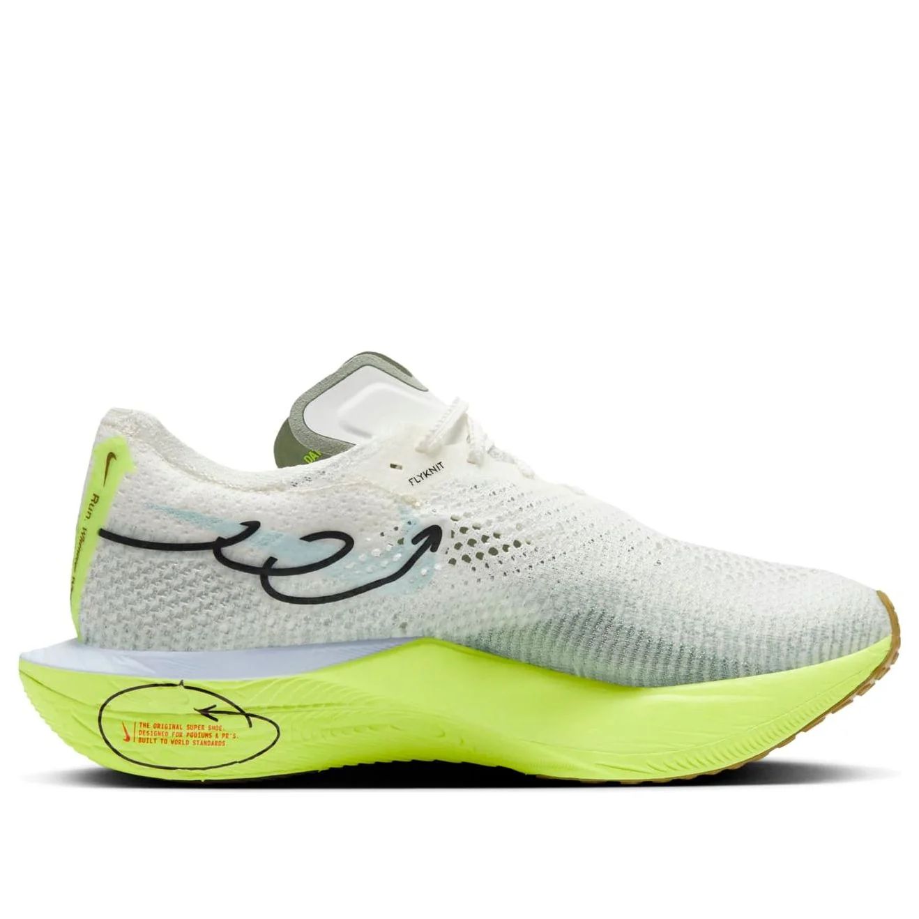 Nike ZoomX Vaporfly 3 Next% 3 'White Green' HQ3450-147