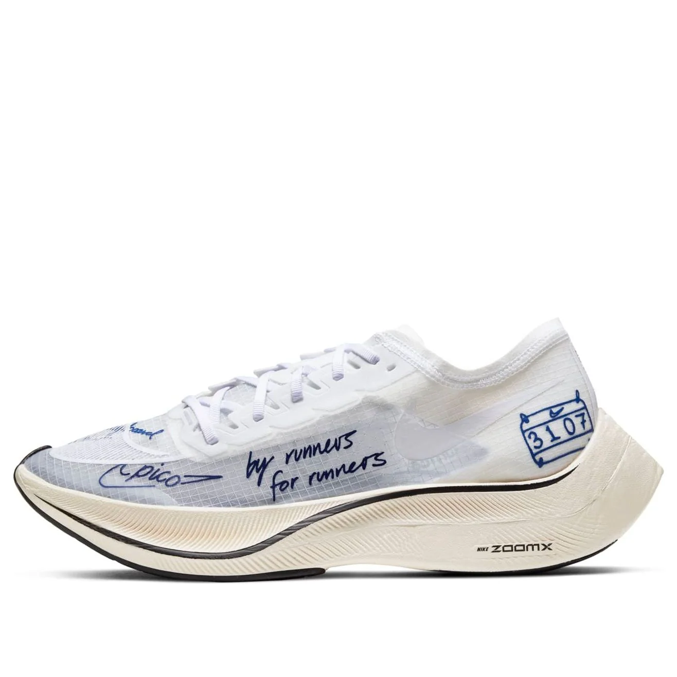 Nike ZoomX Vaporfly Next% 'Blue Ribbon Sports White' CU4844-100