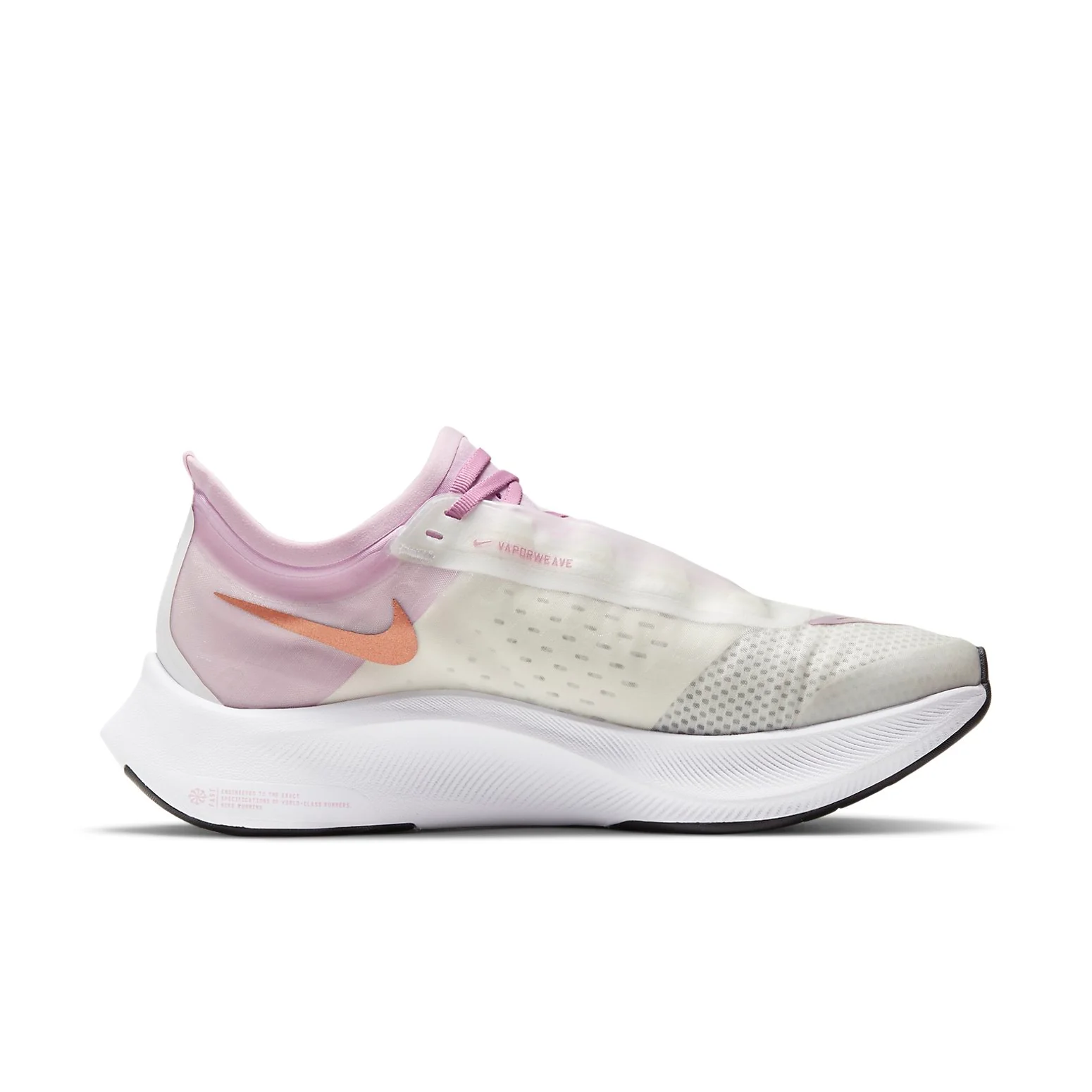 (WMNS) Nike Zoom Fly 3 'White Light Arctic Pink Bronze' AT8241-103