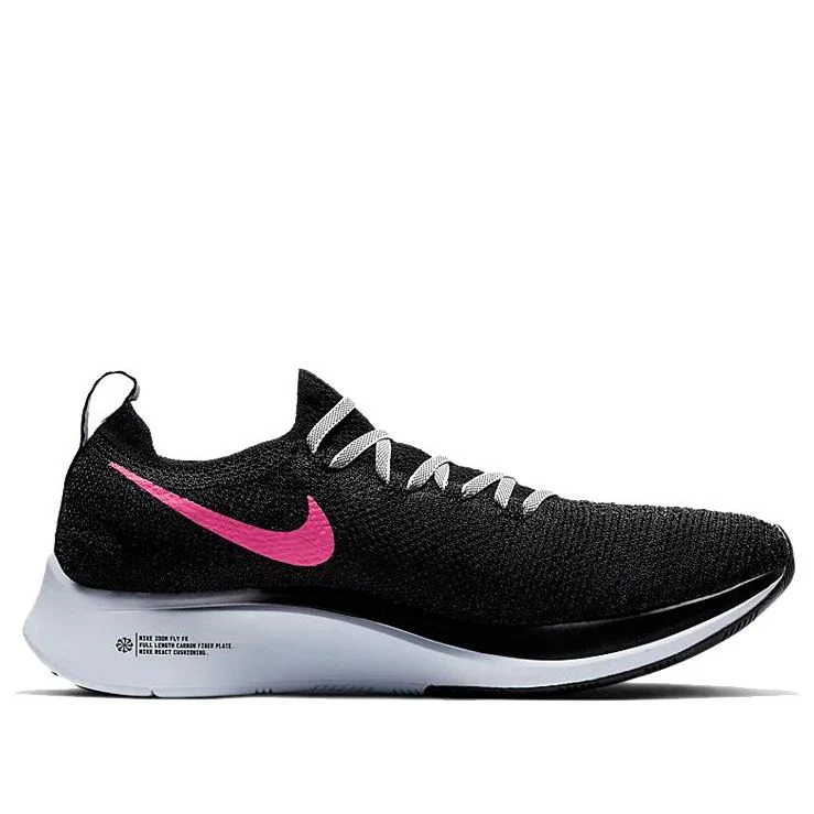 (WMNS) Nike Zoom Fly Flyknit 'Black Hyper Pink' AR4562-002
