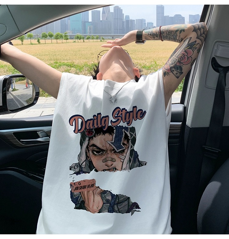 American high street pure cotton sleeveless t-shirt men's summer loose trendy brand wide shoulder vest boys waistcoat short sleeve