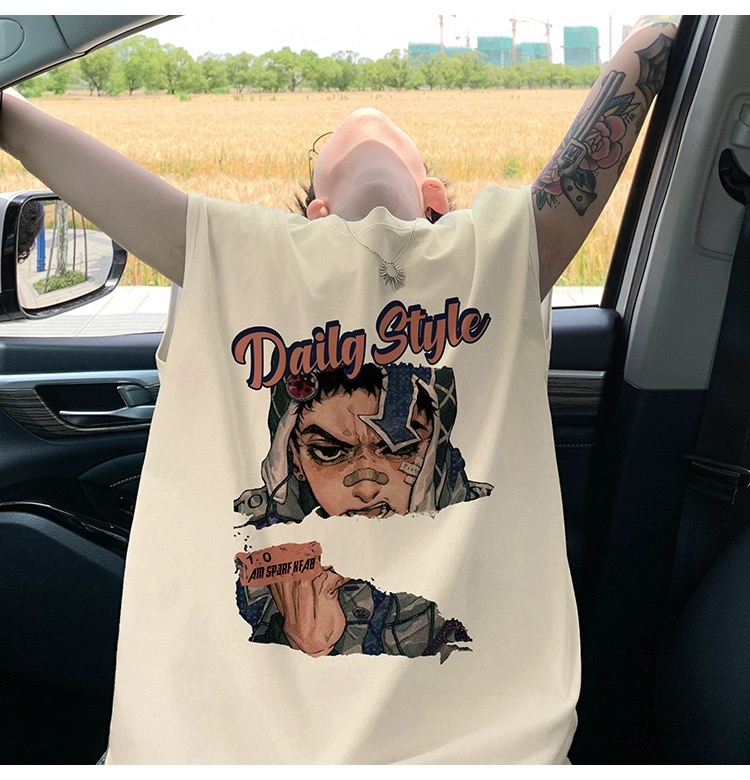 American high street pure cotton sleeveless t-shirt men's summer loose trendy brand wide shoulder vest boys waistcoat short sleeve