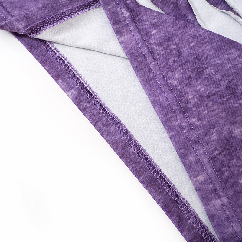 Women Summer Ripped Short Sleeve Top and Pant Casual Two Piece Set