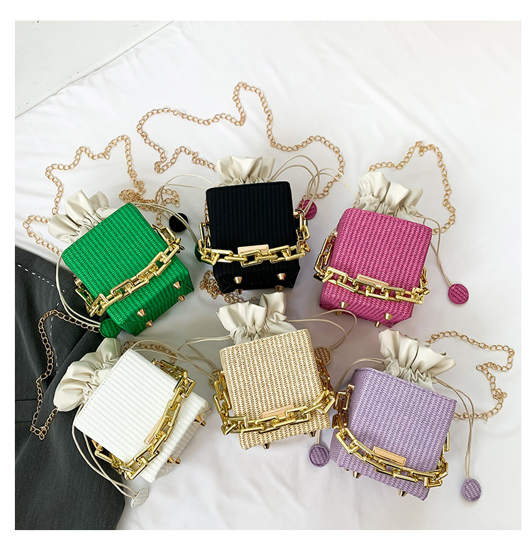 Women Mini Chain Handbag Shoulder Messenger Bag Small Square Bag