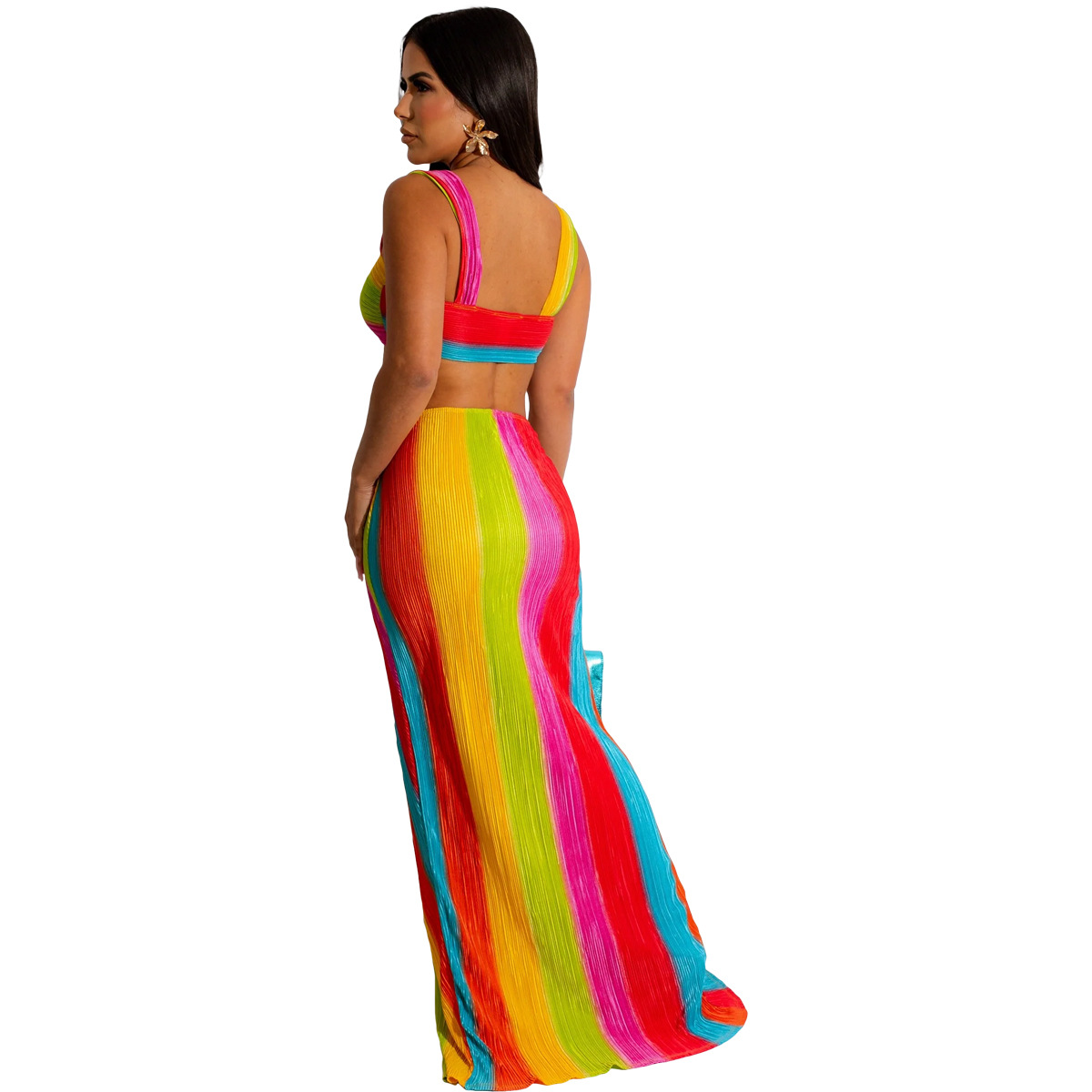 Women's Fashion Casual Sexy Two-Piece Skirt Set