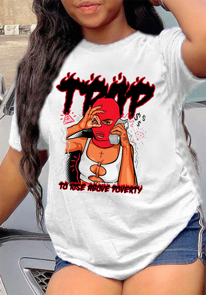 Plus Size women's loose trend t-shirt