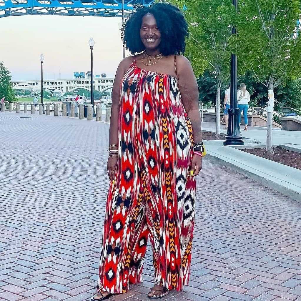 Plus Size Women Tie Dye Casual One Shoulder Wide Leg Jumpsuit