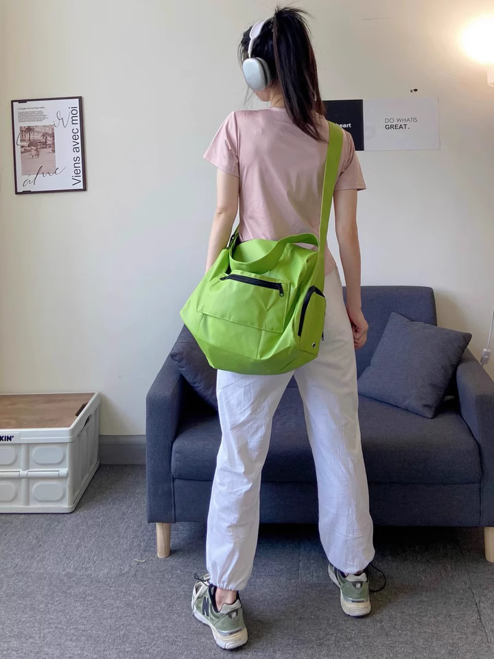 Large capacity men's short-distance travel storage bag sports fitness bag women's wet and dry separation swimming bag