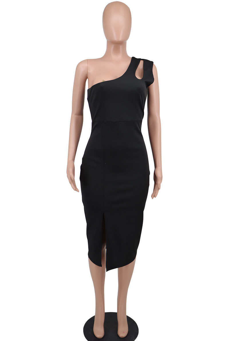 Women French Sleeveless Bodycon Dress