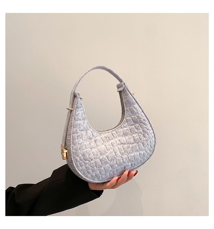 crescent bag atmosphere single room armpit women's bag